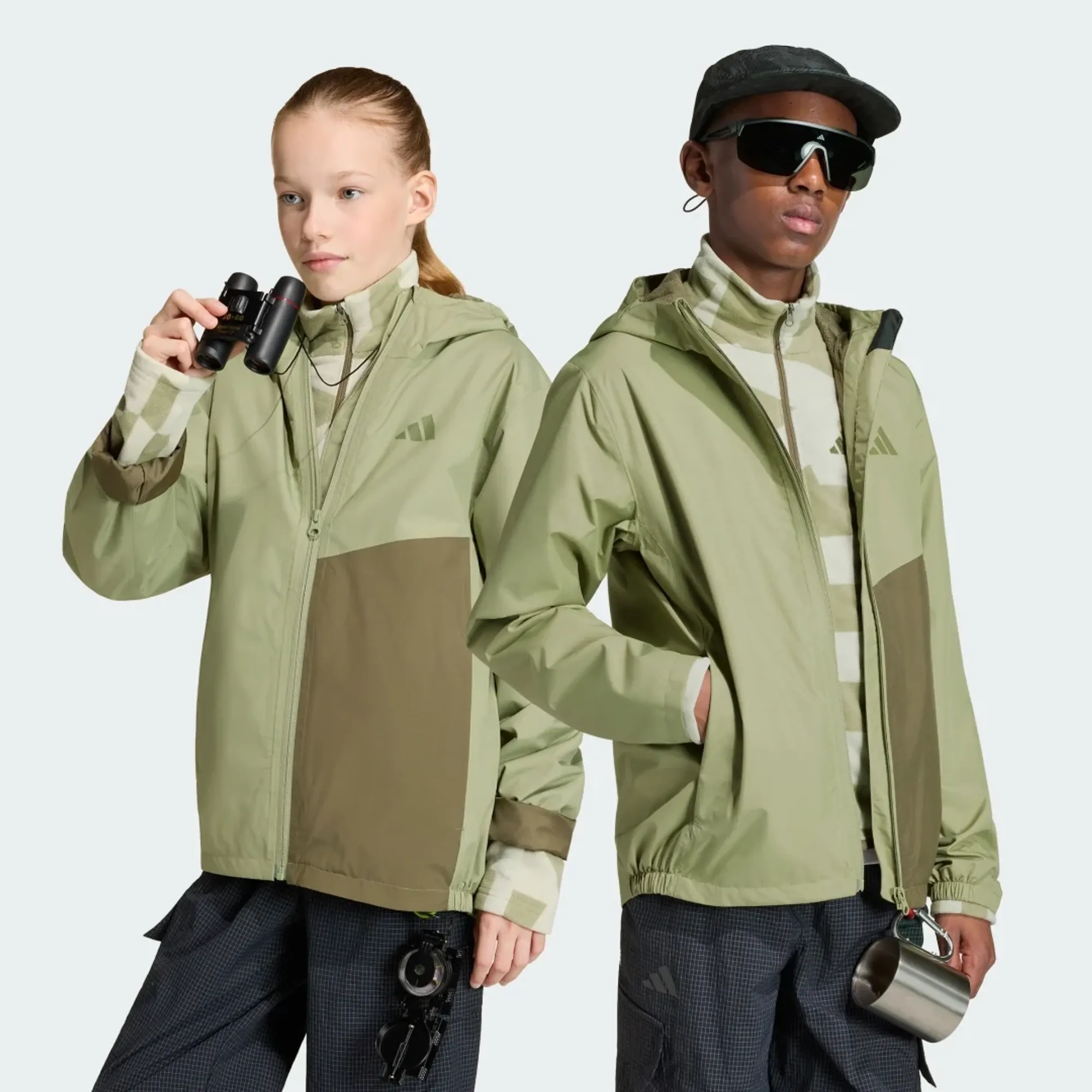 adidas Terrex Kids Multi 2 Layer CLIMAPROOF Rain Jacket