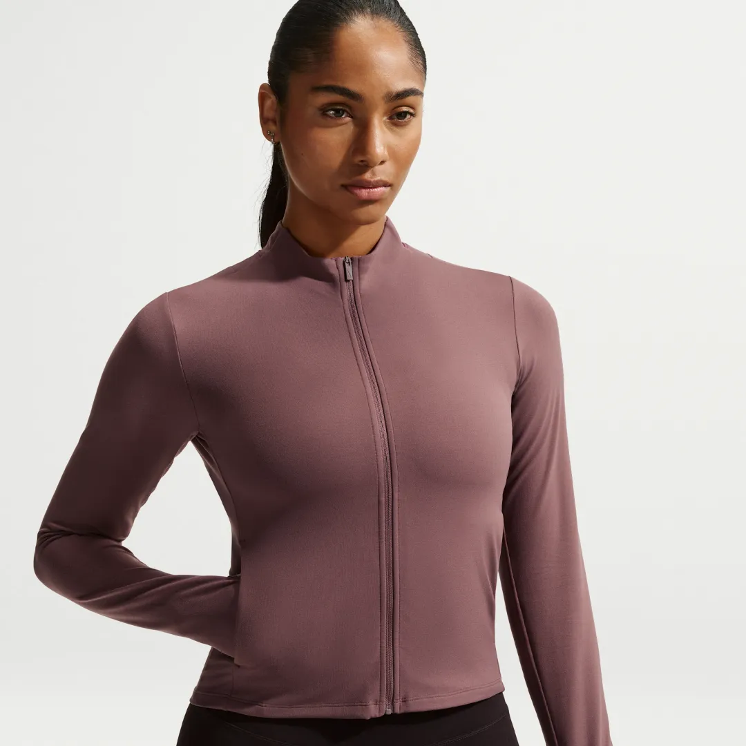 Nike Zenvy Women's Dri-FIT Full-Zip Jacket - Purple - Nylon