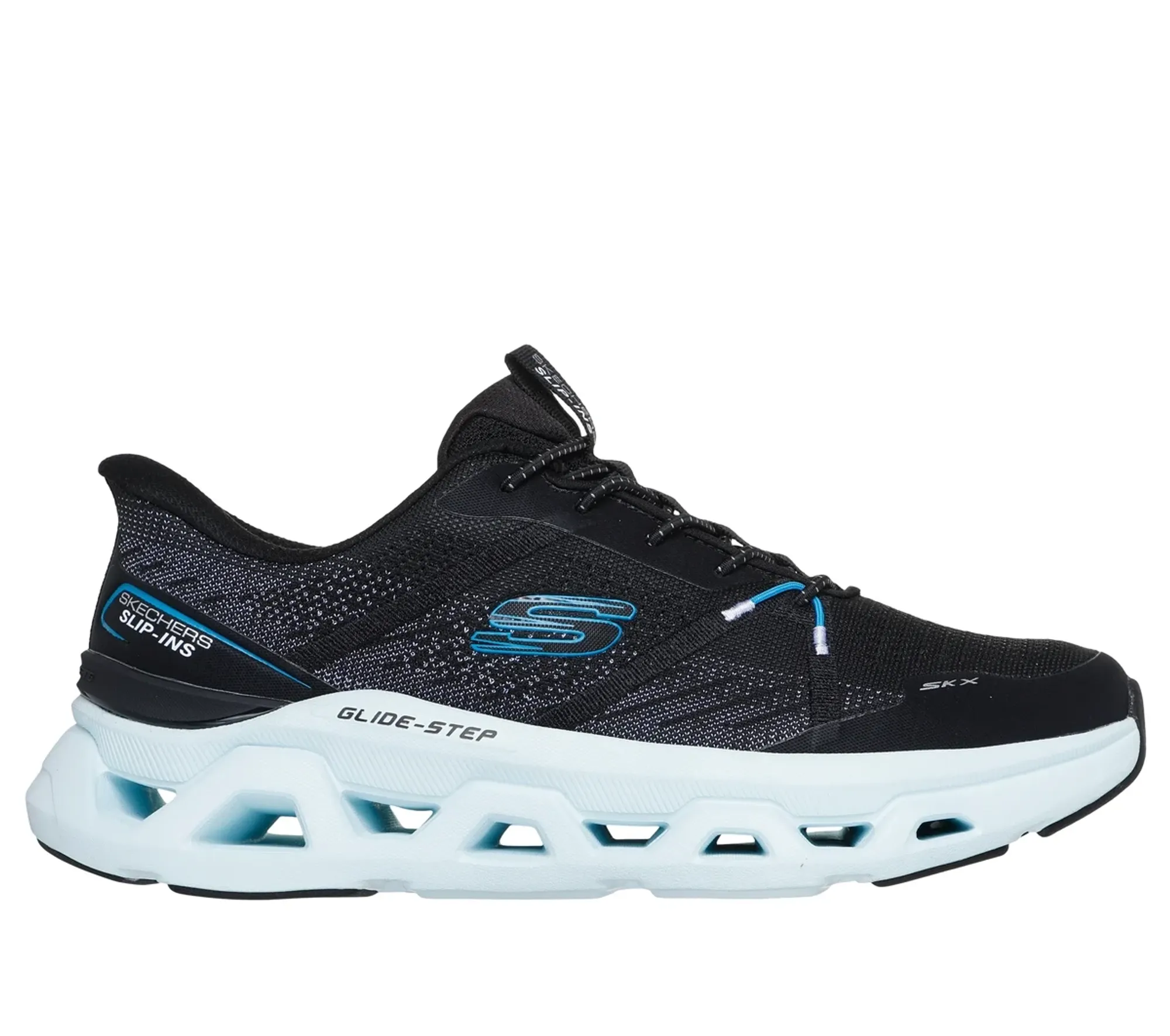 Skechers Men's Slip-ins: Glide-Step Altus - Aphtur Sneaker in Black/Aqua