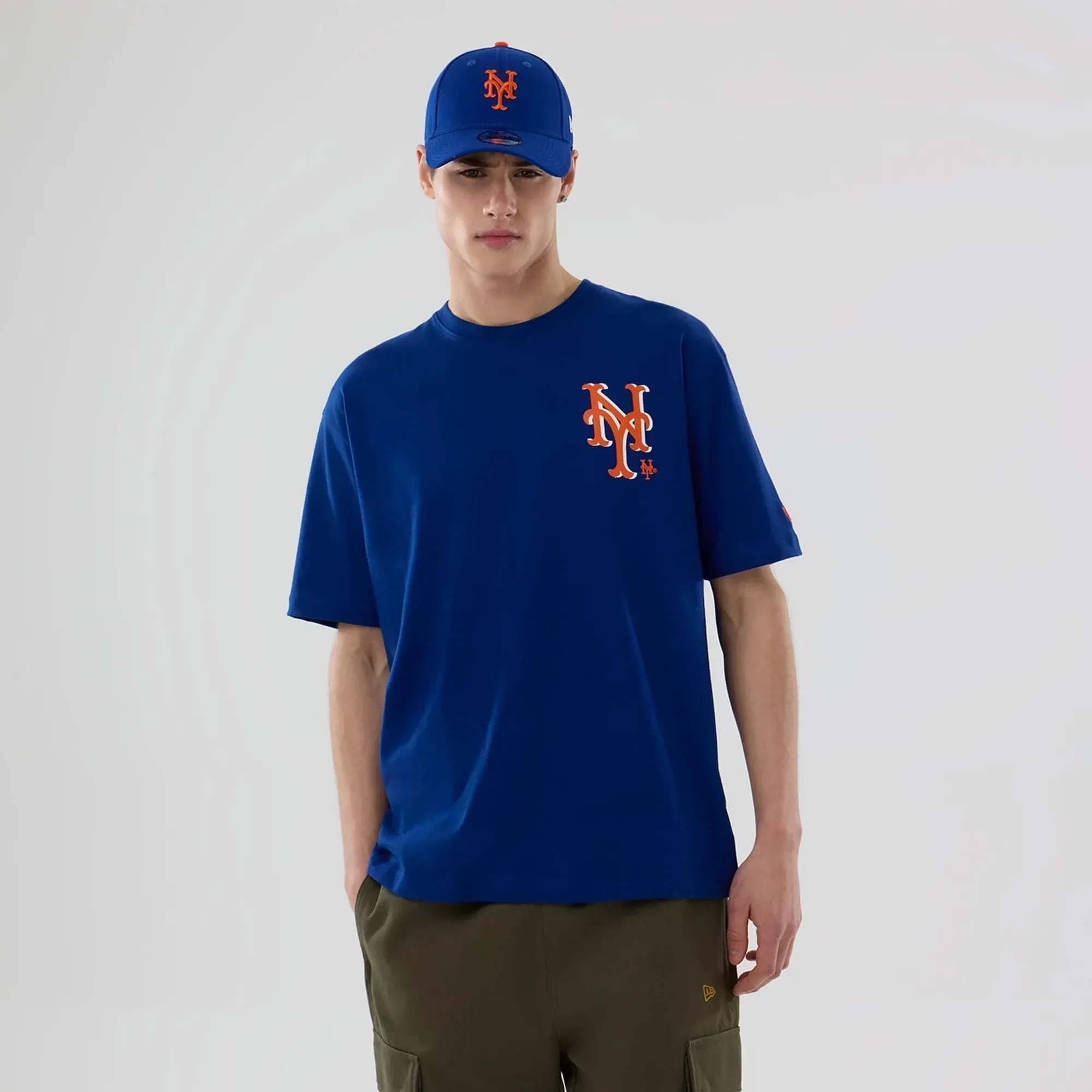New York Mets MLB Graphic Blue T-Shirt New Era Cap adult unisex