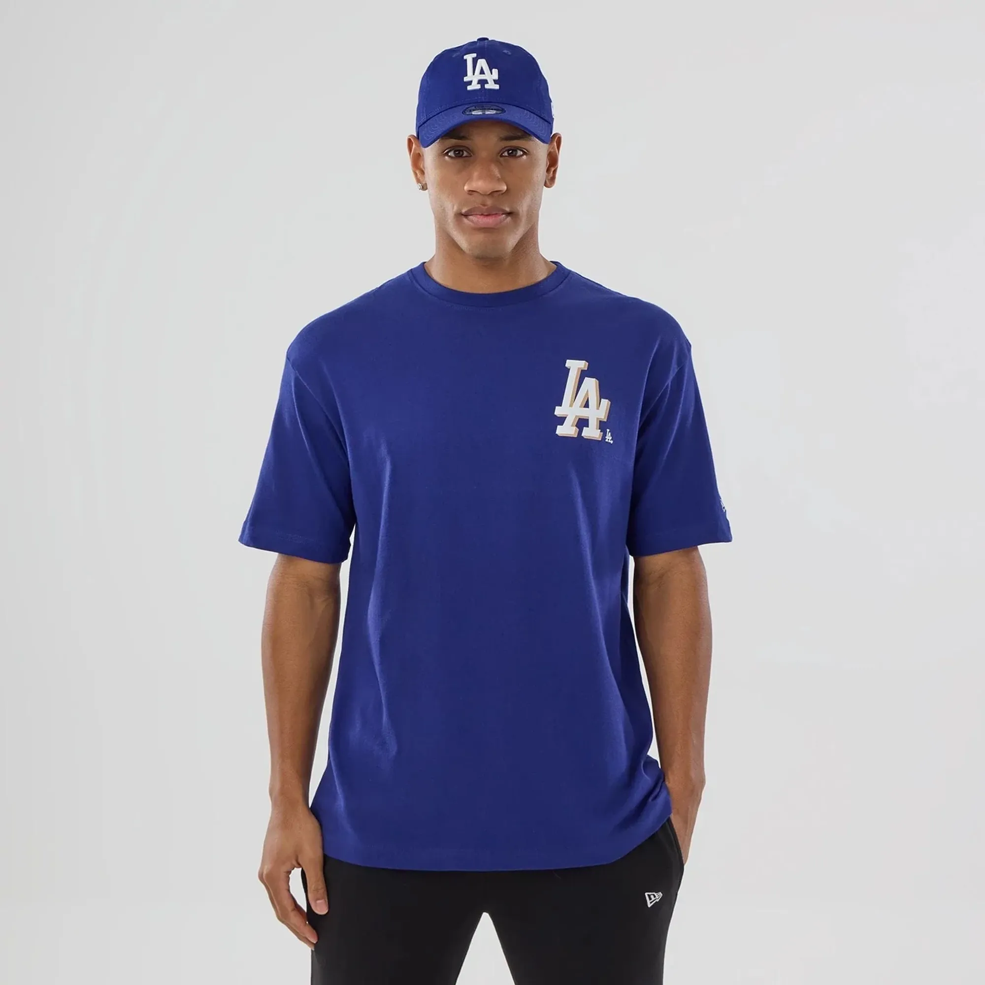 LA Dodgers MLB Graphic Dark Blue T-Shirt New Era Cap adult unisex