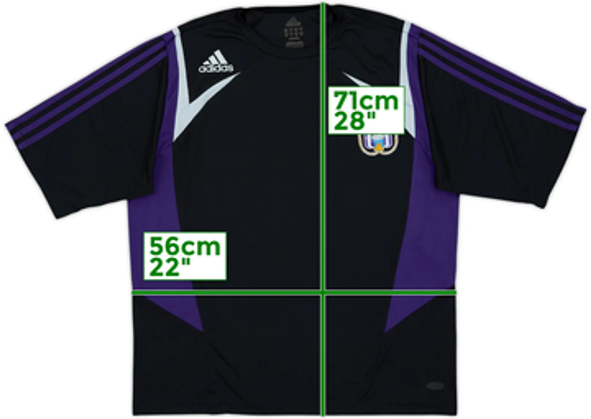 2007-08 Anderlecht adidas Training Shirt - 6/10 - (L)