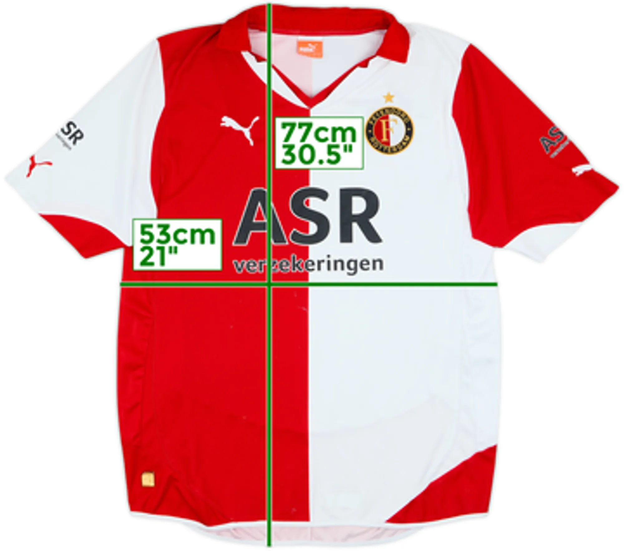 2010-11 Feyenoord Home Shirt - 6/10 - (L)