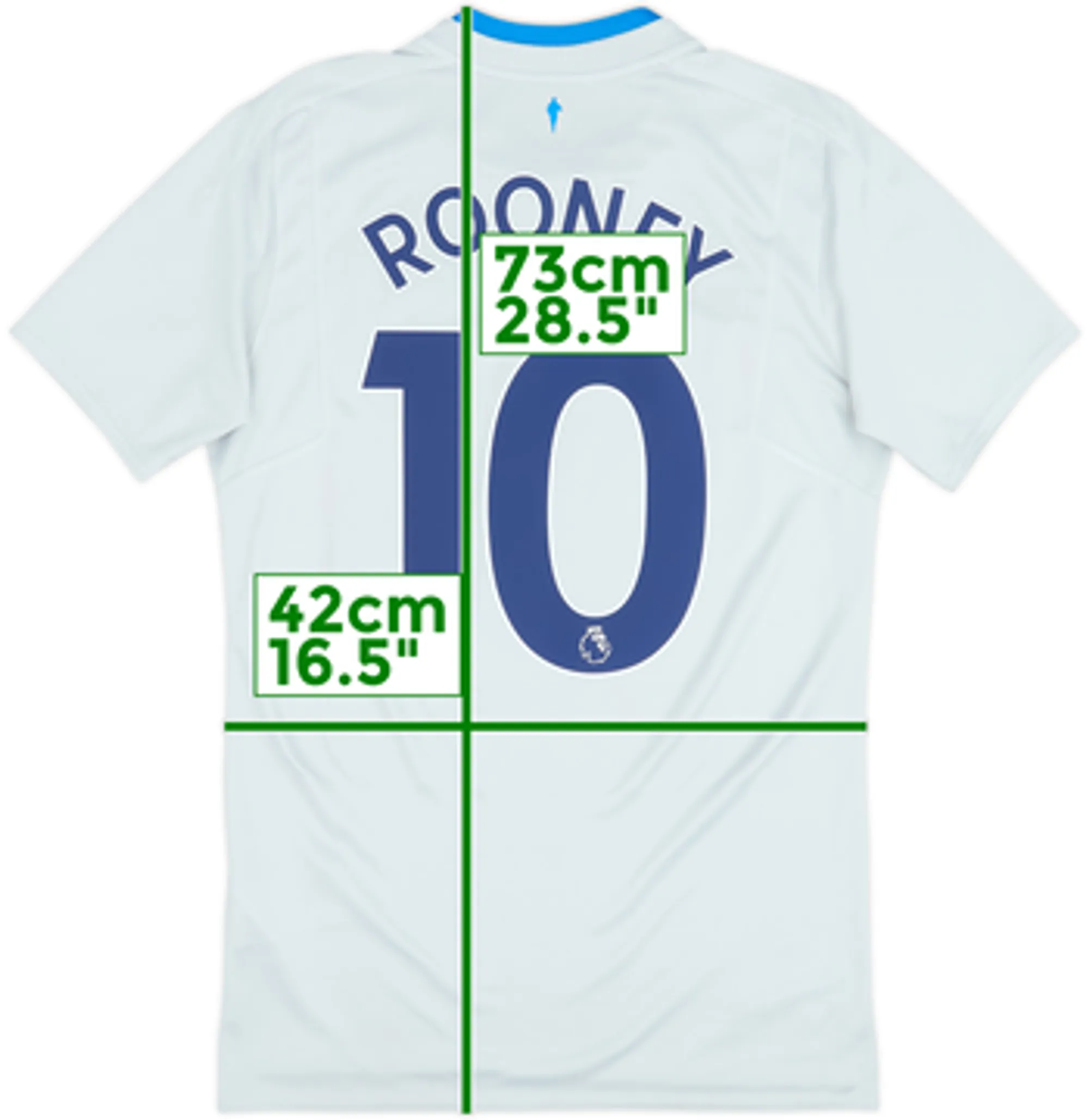 2017-18 Everton Away Shirt Rooney #10 - 9/10 - (S)