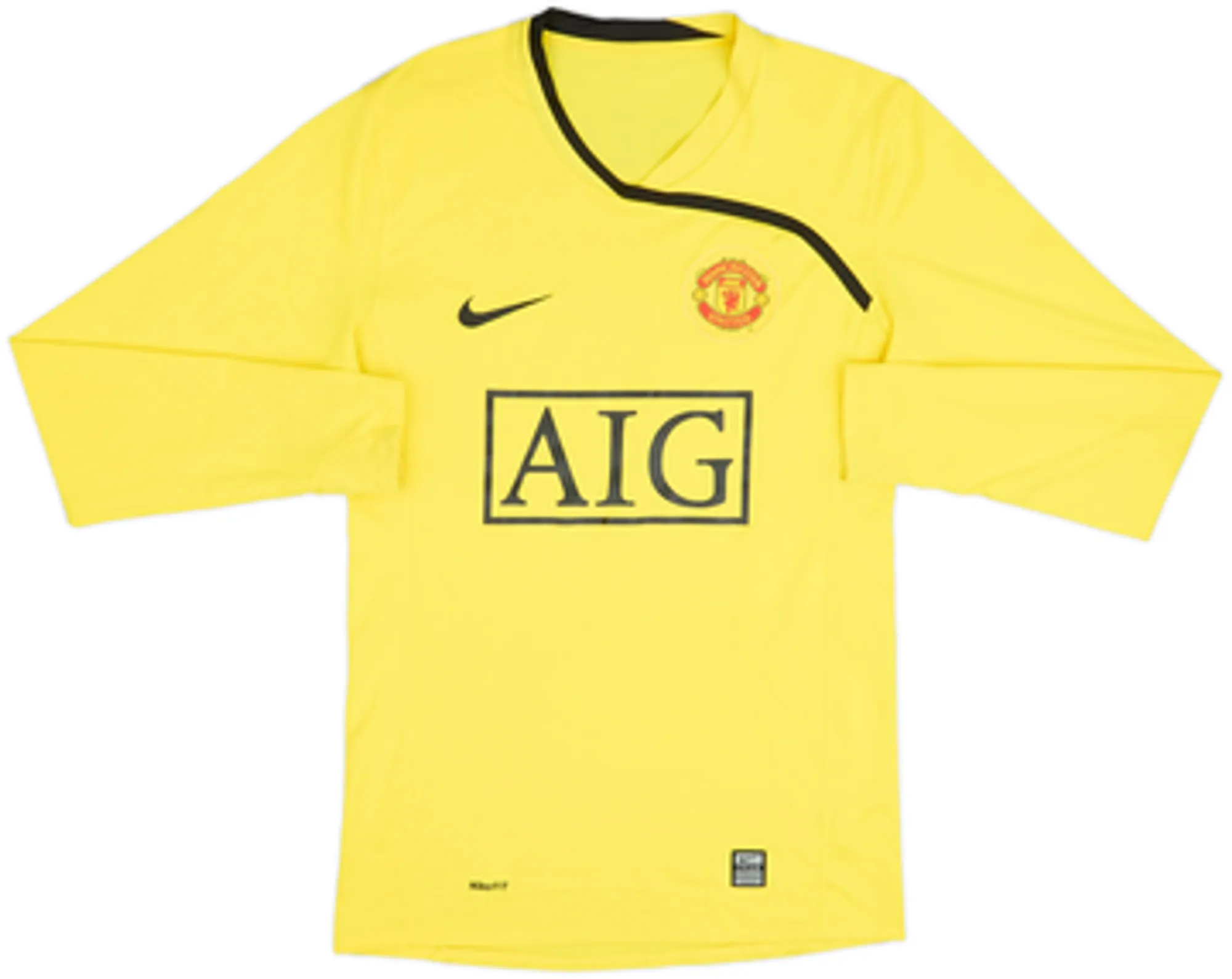 2008-09 Manchester United GK Shirt Van Der Sar #1 - 8/10 - (M)