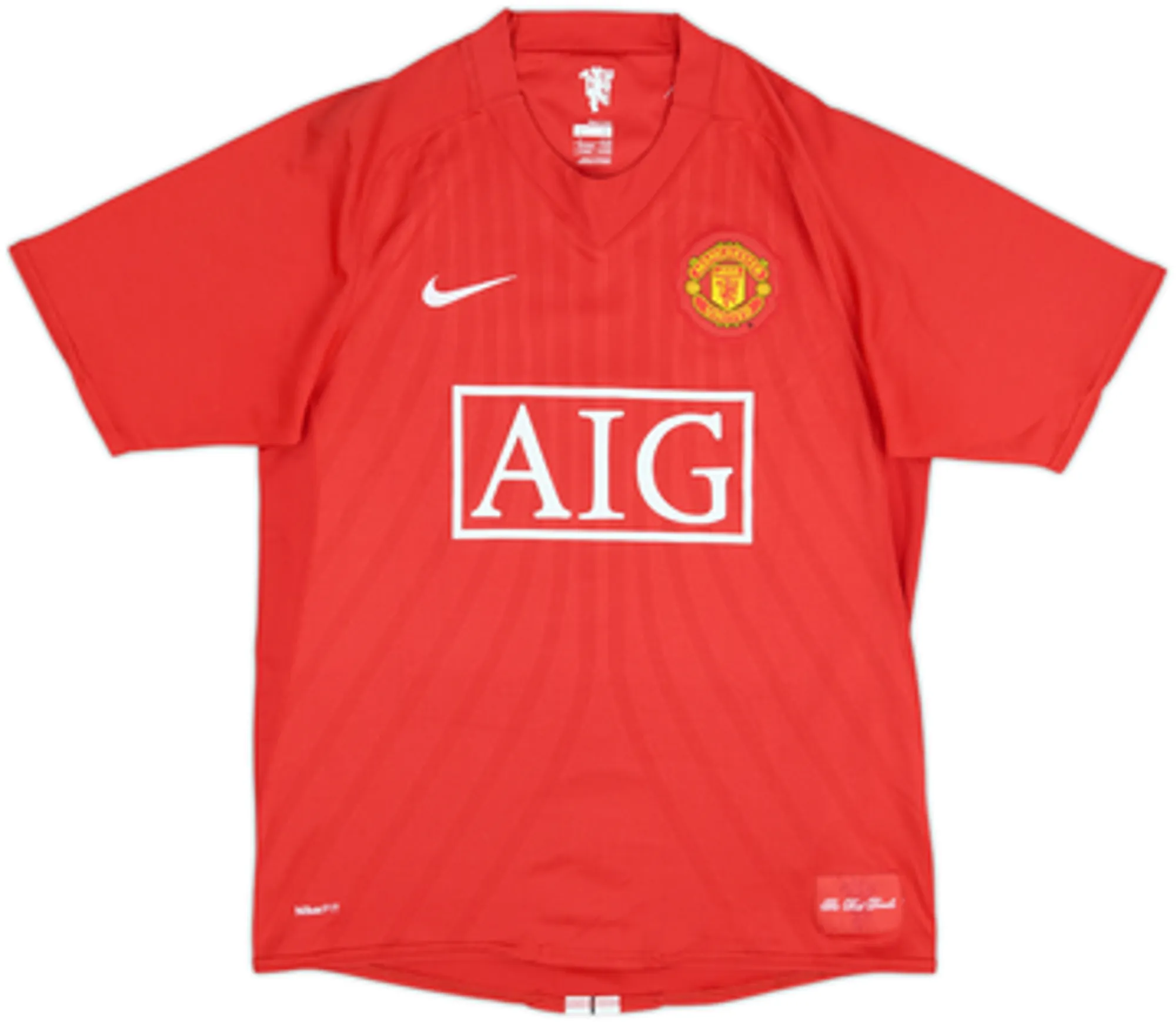 2007-09 Manchester United Home Shirt Hargreaves #4 - 10/10 - (S)