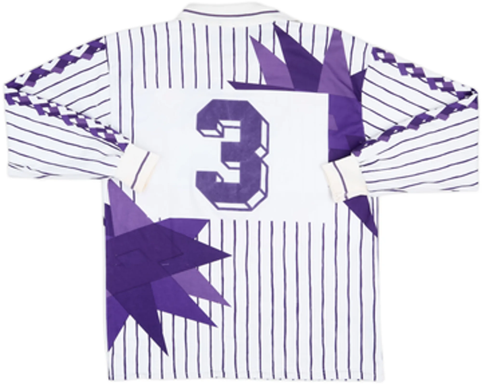 1991-92 Fiorentina Away L/S Shirt #3 - 5/10 - (M)