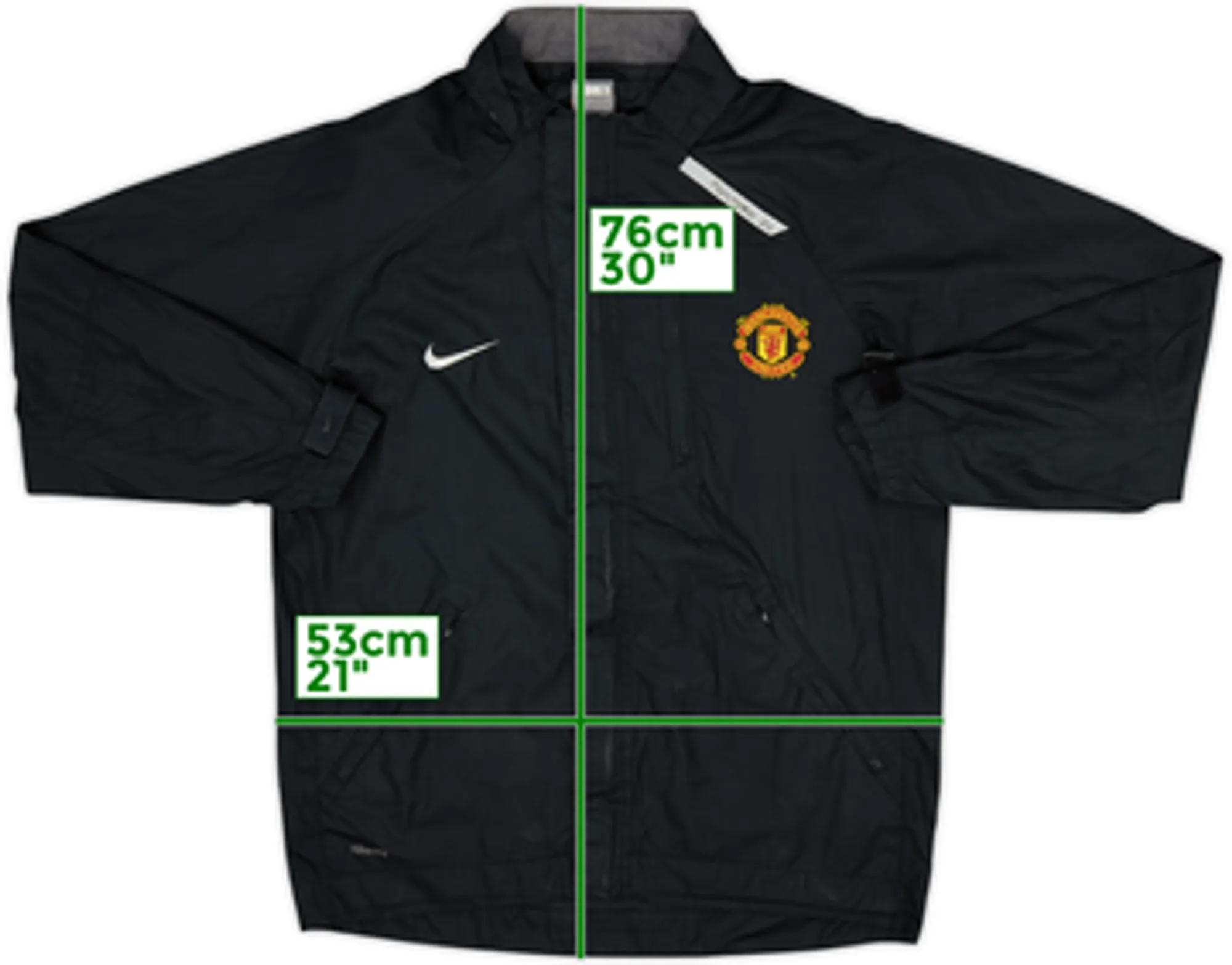 2007-08 Manchester United Nike Rain Jacket - 5/10 - (S)