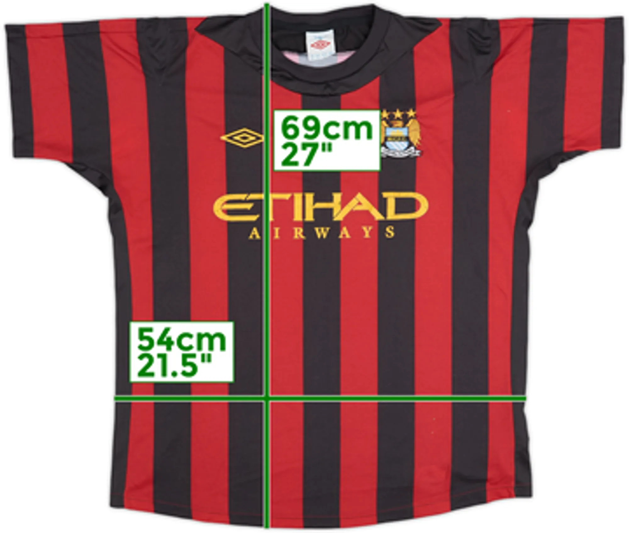 2011-12 Manchester City Away Shirt - 5/10 - (L)