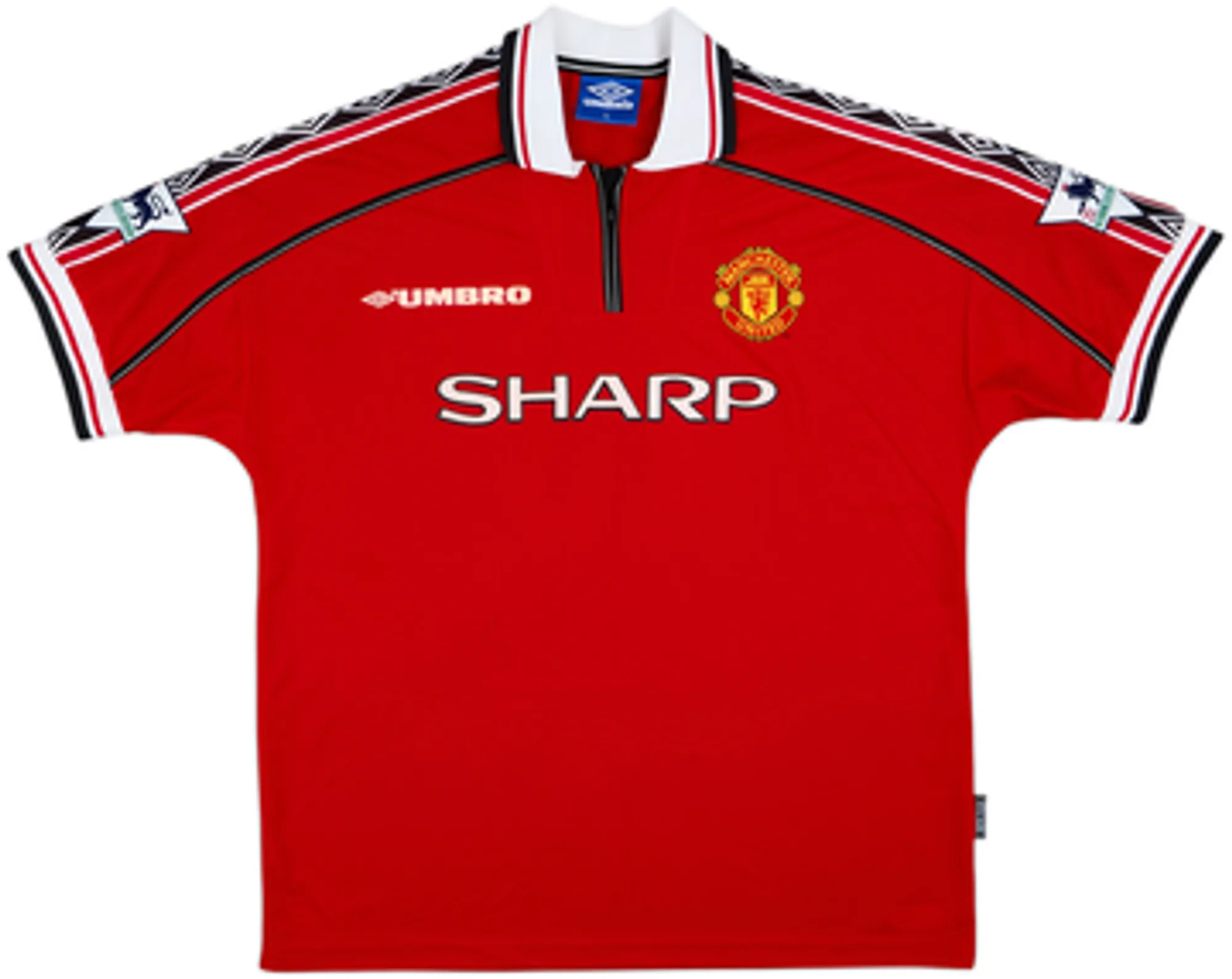 1998-00 Manchester United Home Shirt Sheringham #10 - 8/10 - (XL)