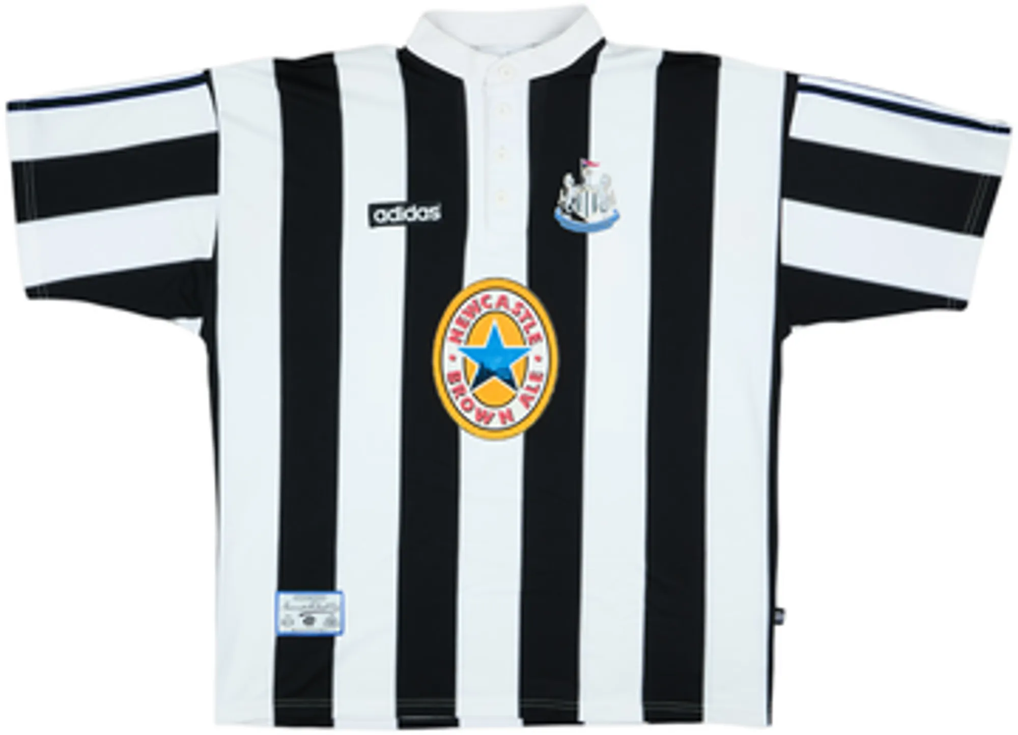 1995-97 Newcastle Home Shirt Ginola #14 - 7/10 - (XXL)