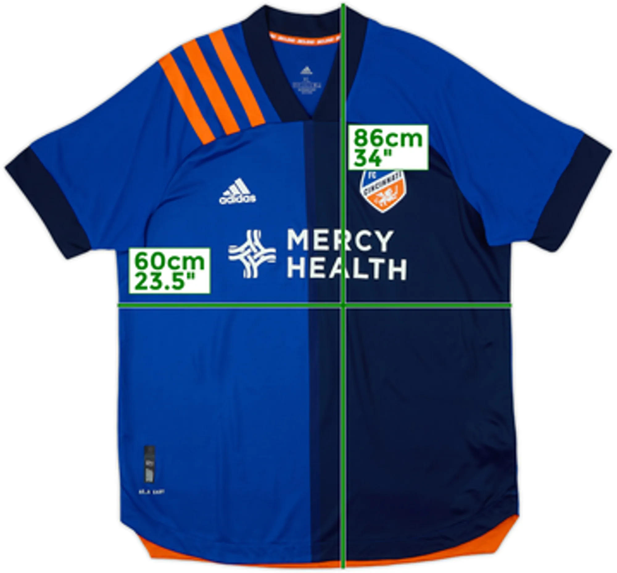 2020 FC Cincinnati Authentic Home Shirt - 8/10 - (XL)