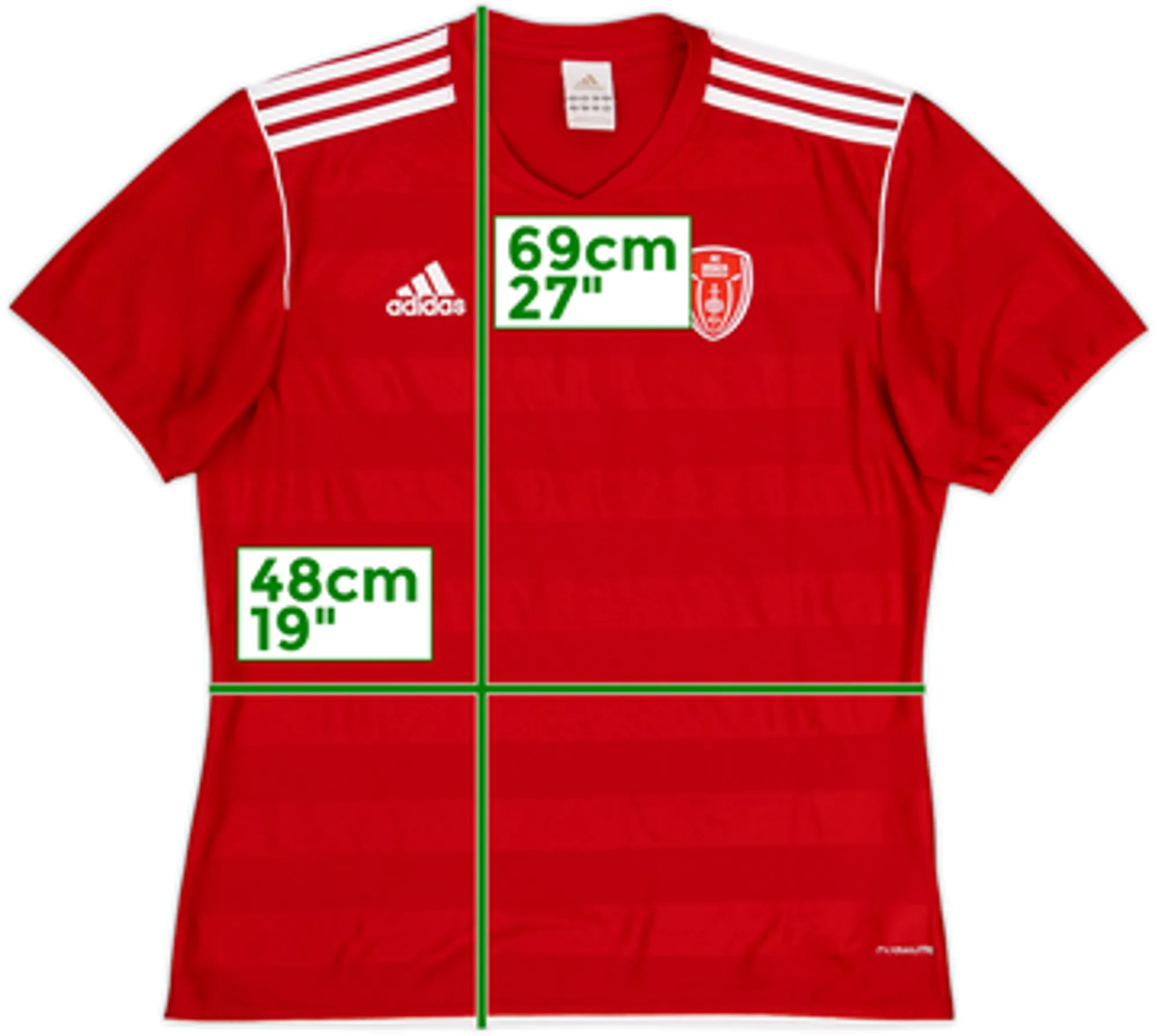 2012-13 Monza adidas Training Shirt - 9/10 - (M)