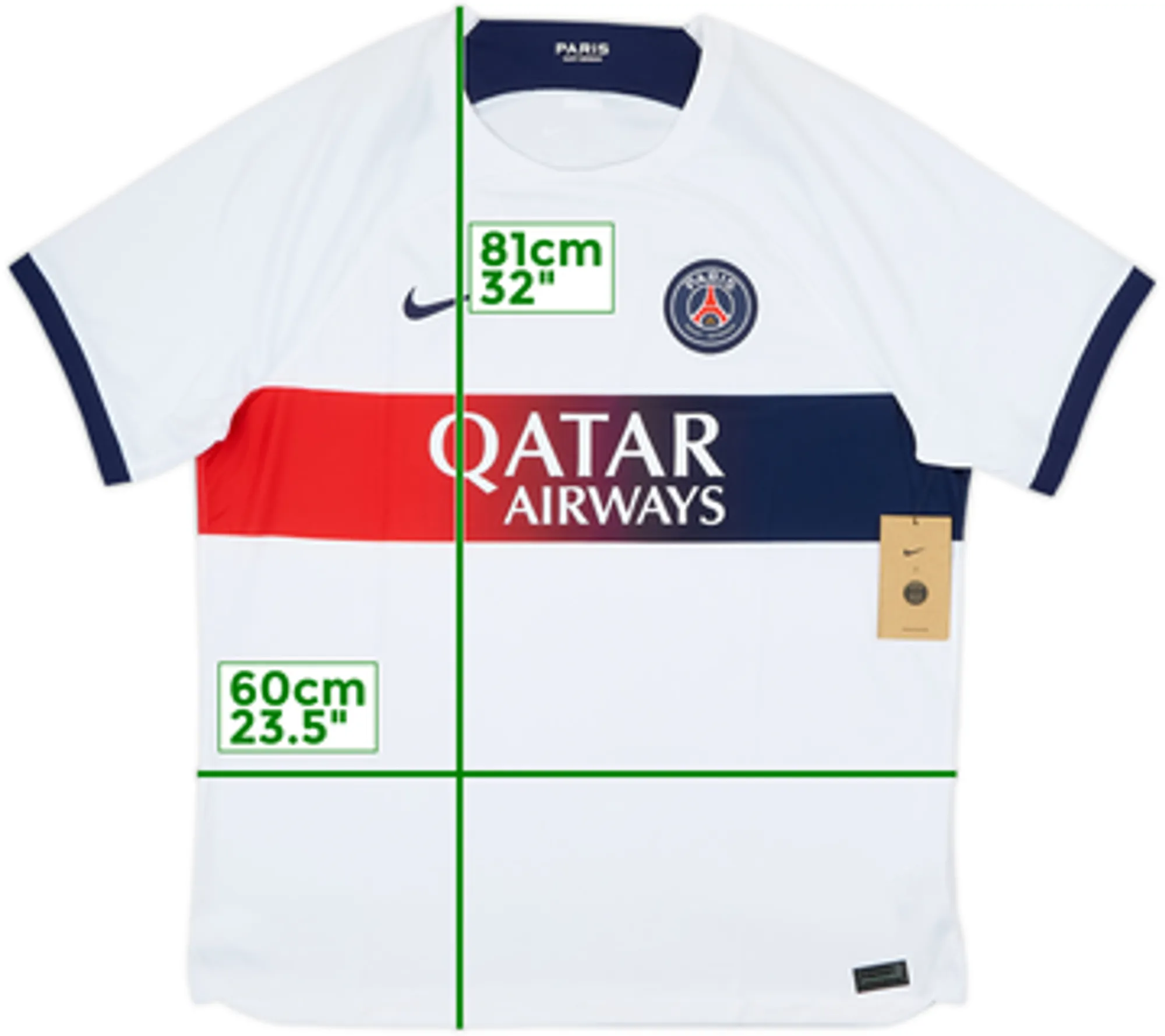 2023-24 Paris Saint-Germain Away Shirt (XL)