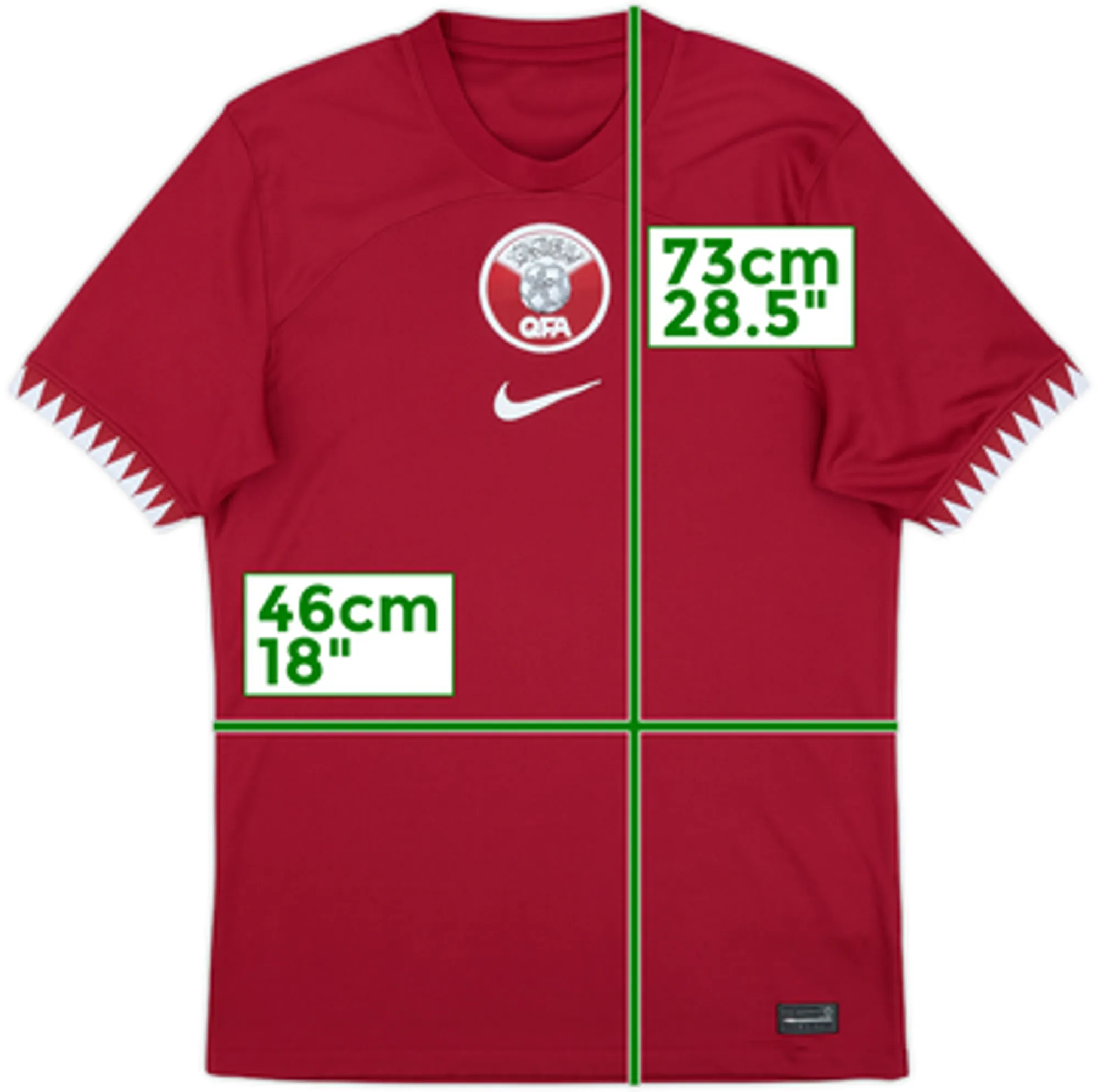 2022-24 Qatar Home Shirt - 10/10 - (L)