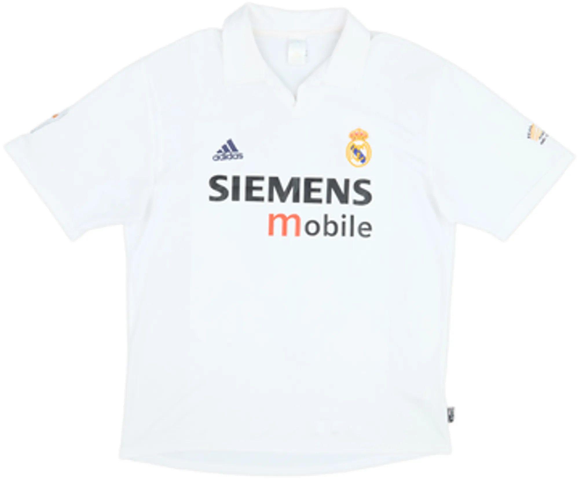 2002-03 Real Madrid Centenary Home Shirt Guti. H #14 - 8/10 - (L)