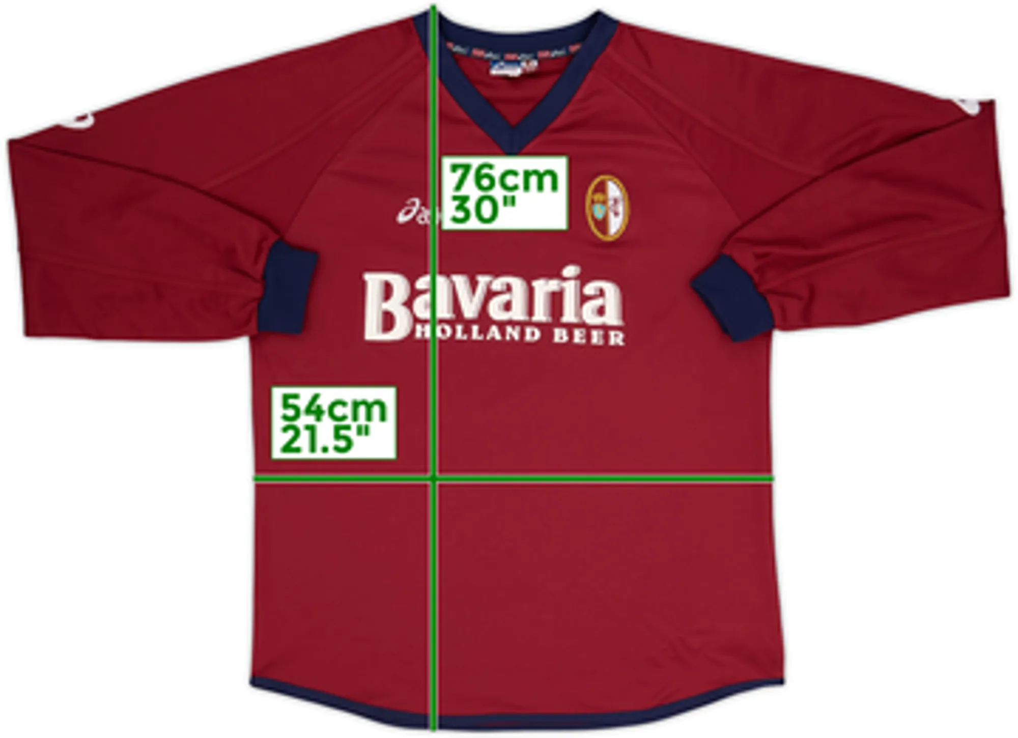 2004-05 Torino Asics Player Issue Training L/S Shirt #35 - 10/10 - (L)