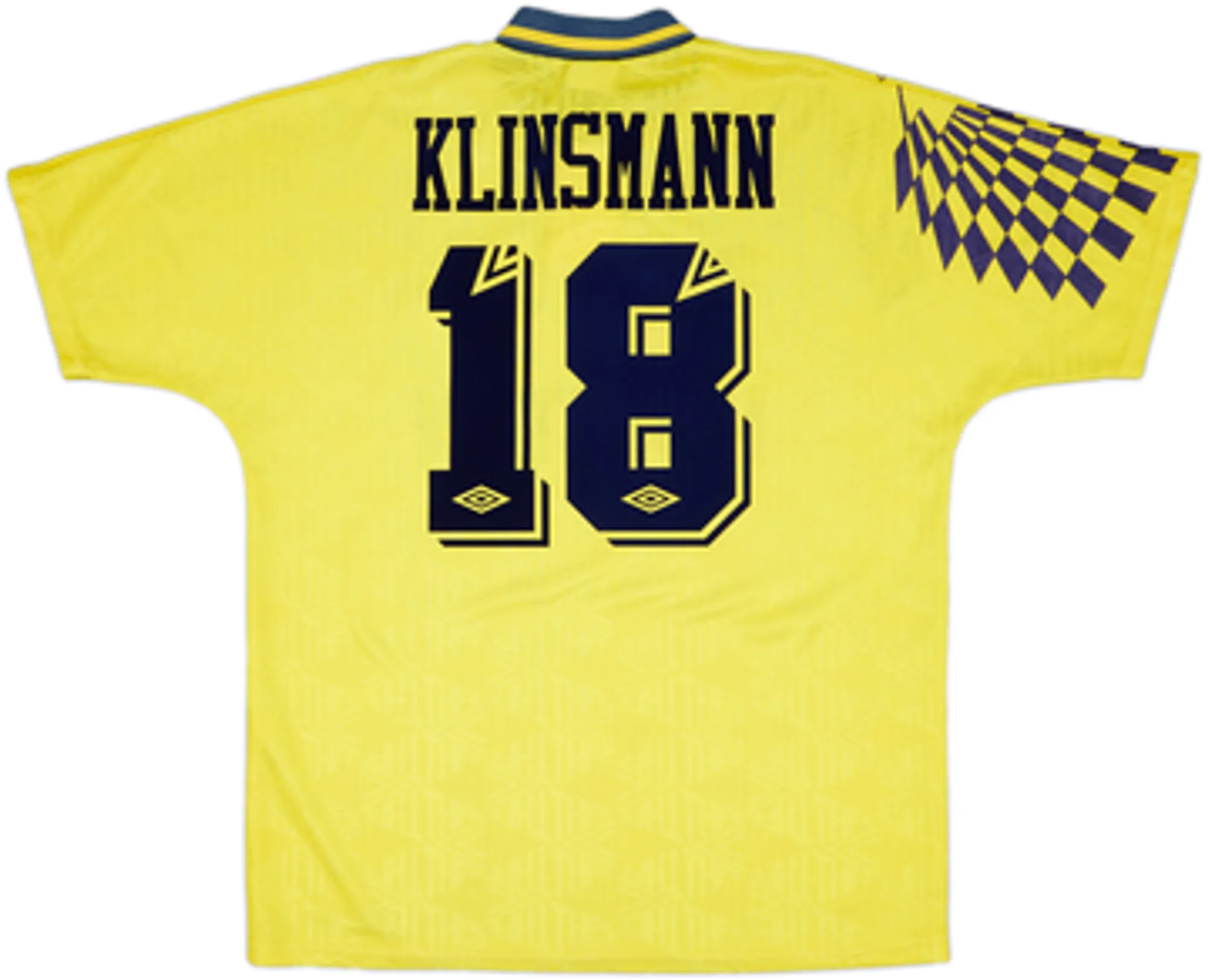 1991-95 Tottenham Away Shirt & Shorts Klinsmann #18 - 8/10 - (L)