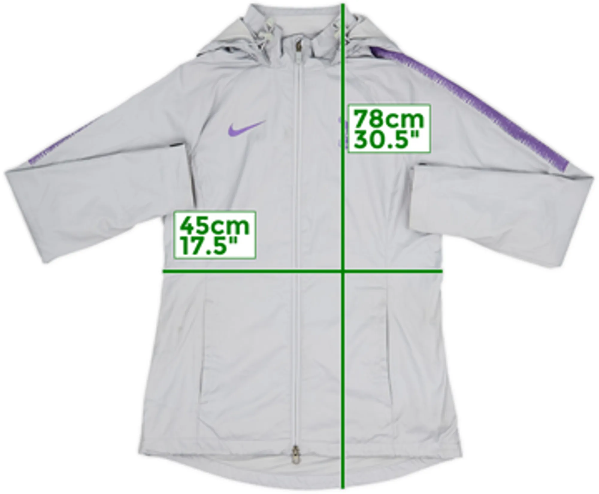 2018-19 Tottenham Nike Hooded Track Jacket - 7/10 - (S)