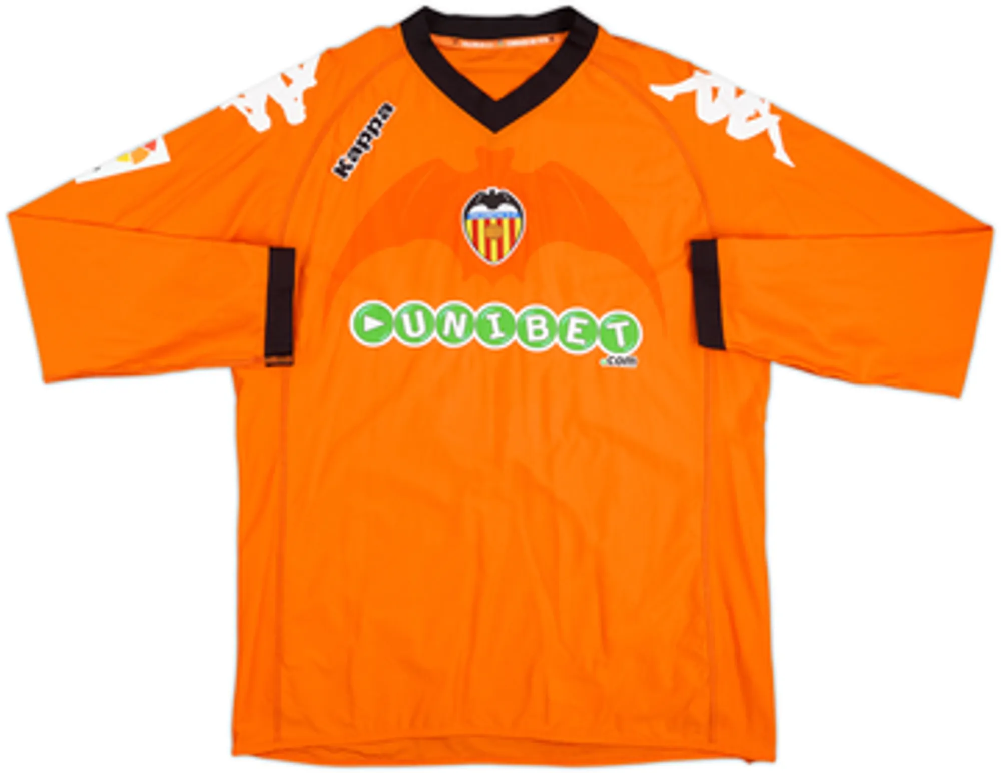 2010-11 Valencia Player Issue Away L/S Shirt M.Topal #5 - 8/10 - (XL)