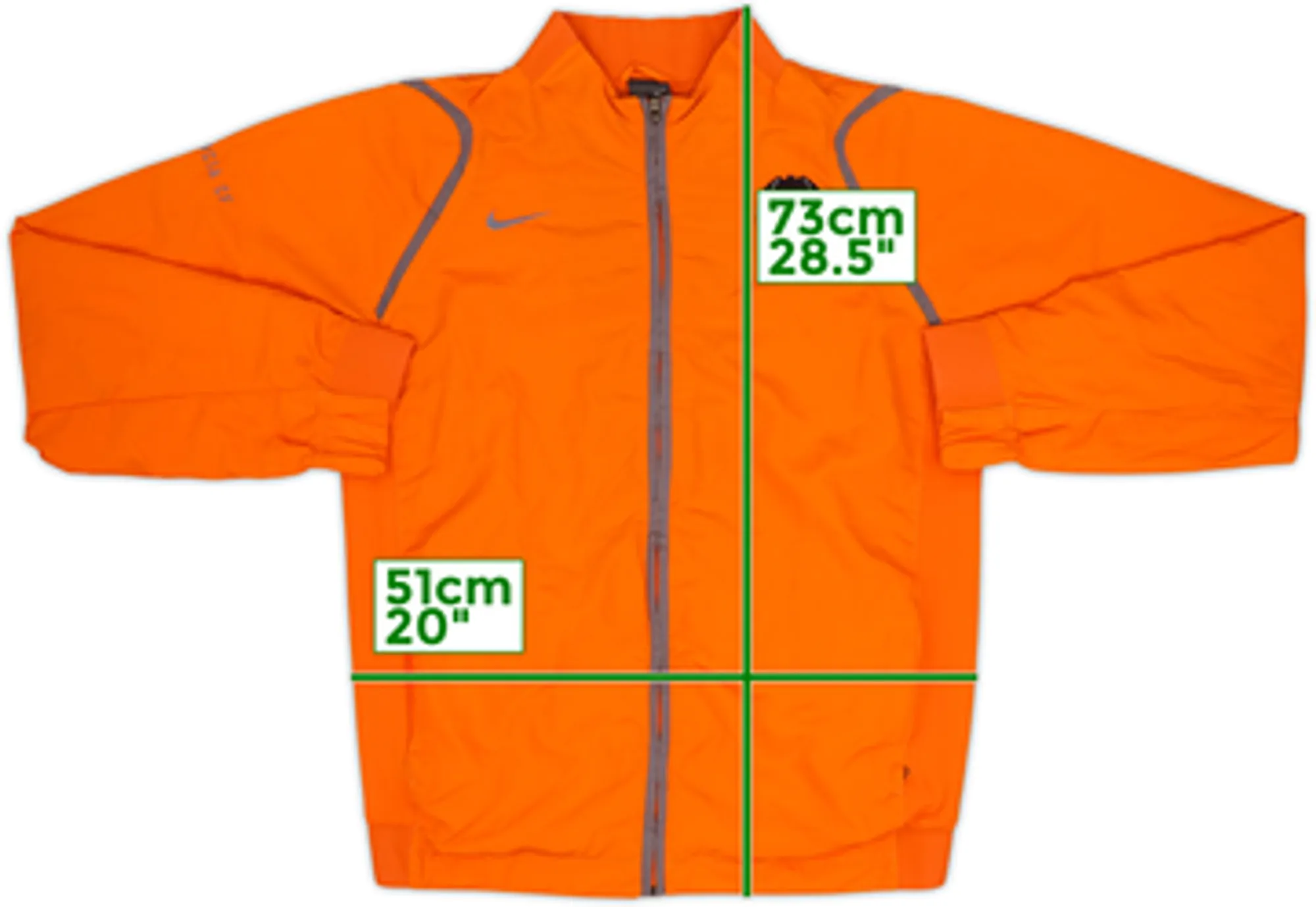 2006-07 Valencia Nike Track Jacket - 7/10 - (L)