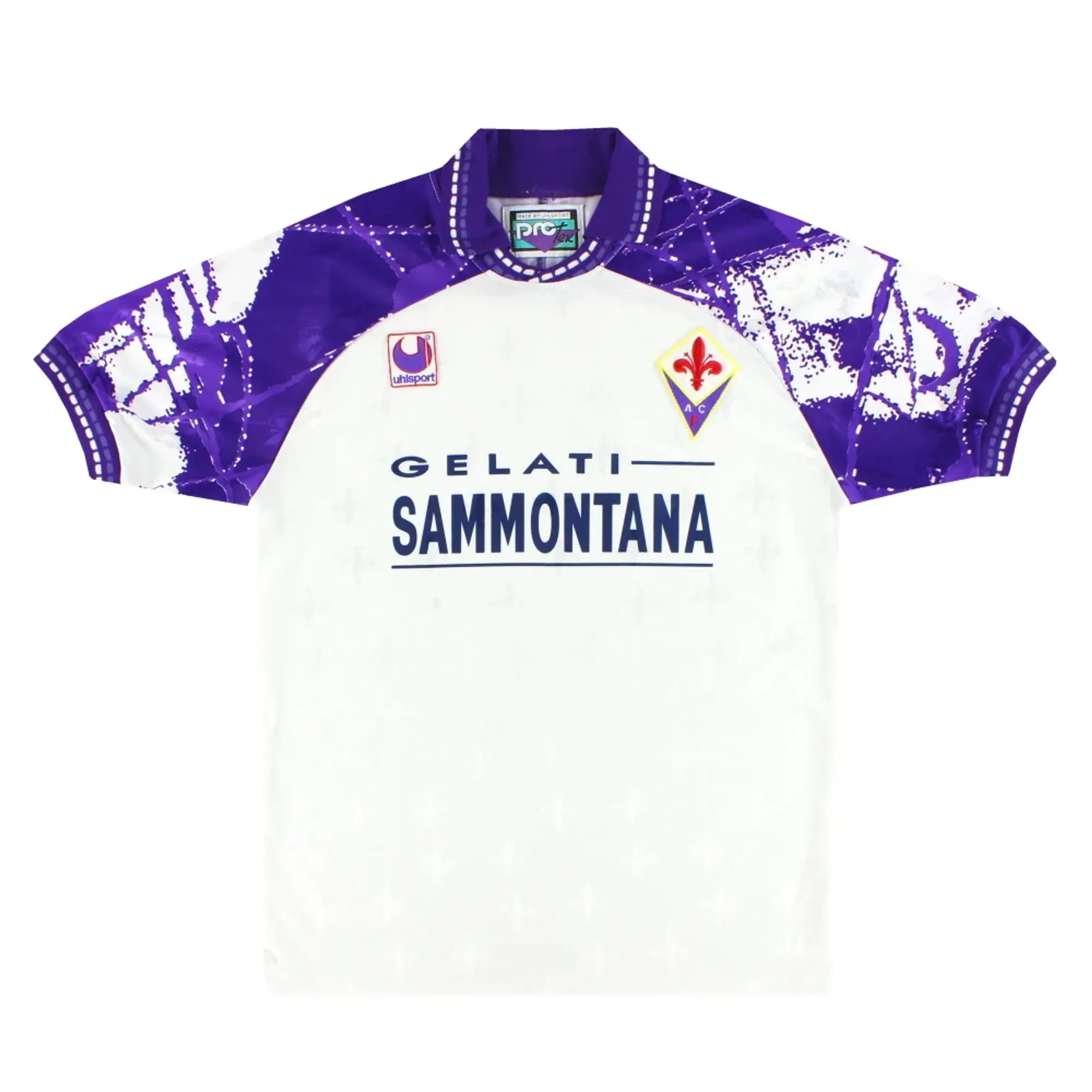 1994-95 Fiorentina Uhlsport Away Shirt L - Fiorentina / Excellent 