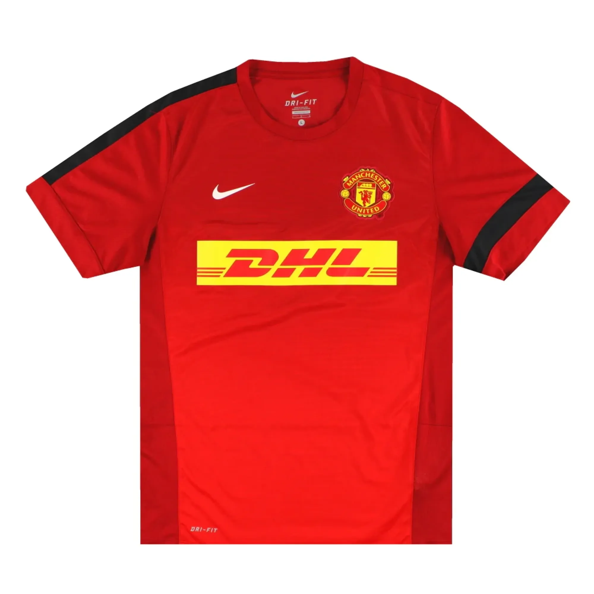 2013-14 Manchester United Nike Training Shirt L - Manchester United / Excellent 