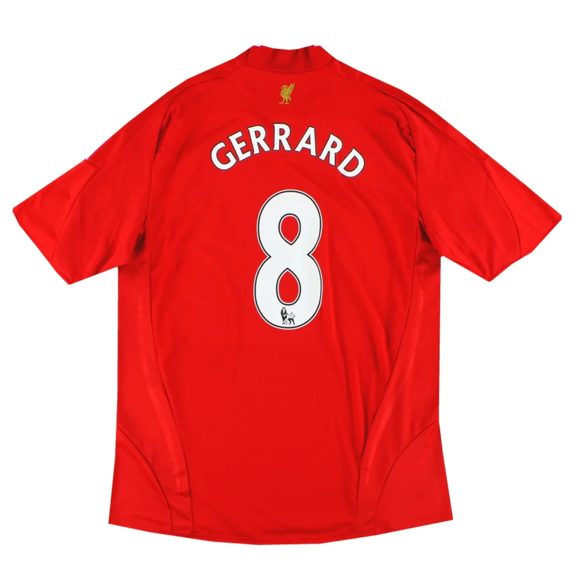 2008-10 Liverpool adidas Home Shirt Gerrard #8 *w/tags* L - Liverpool / w/tags