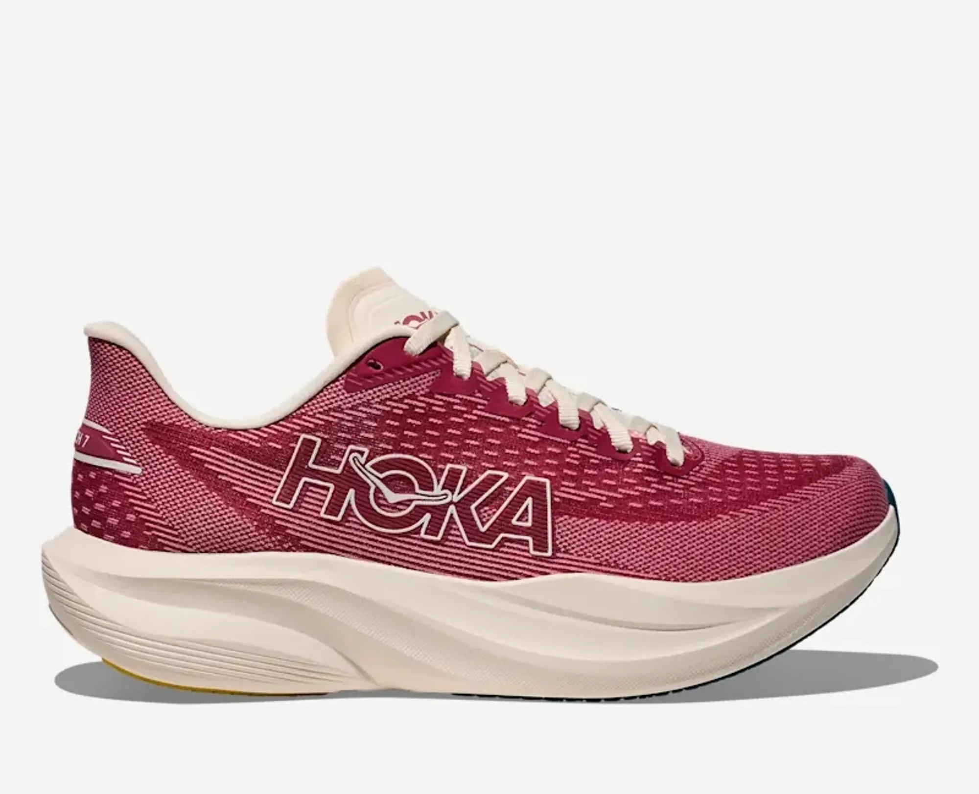 Hoka Women's Mach 7 Road Running Shoes In Lingonberry/Cranberry