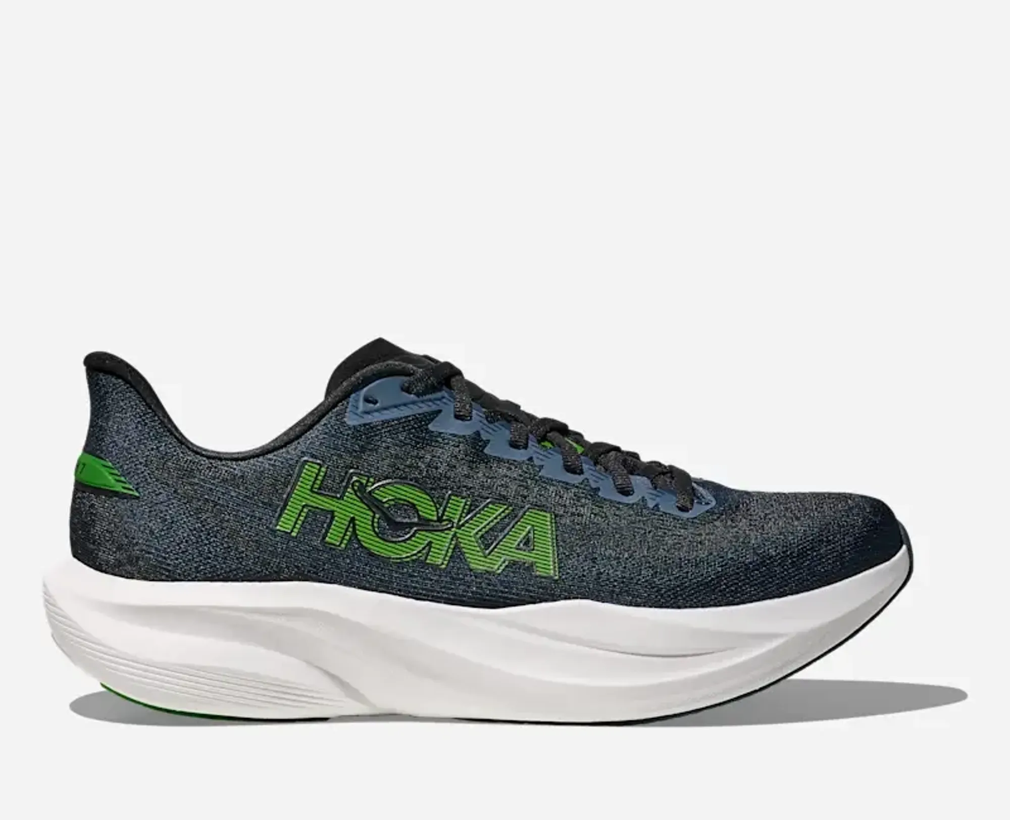 Hoka Men's Mach 7 Road Running Shoes In Varsity Navy/Faded Navy