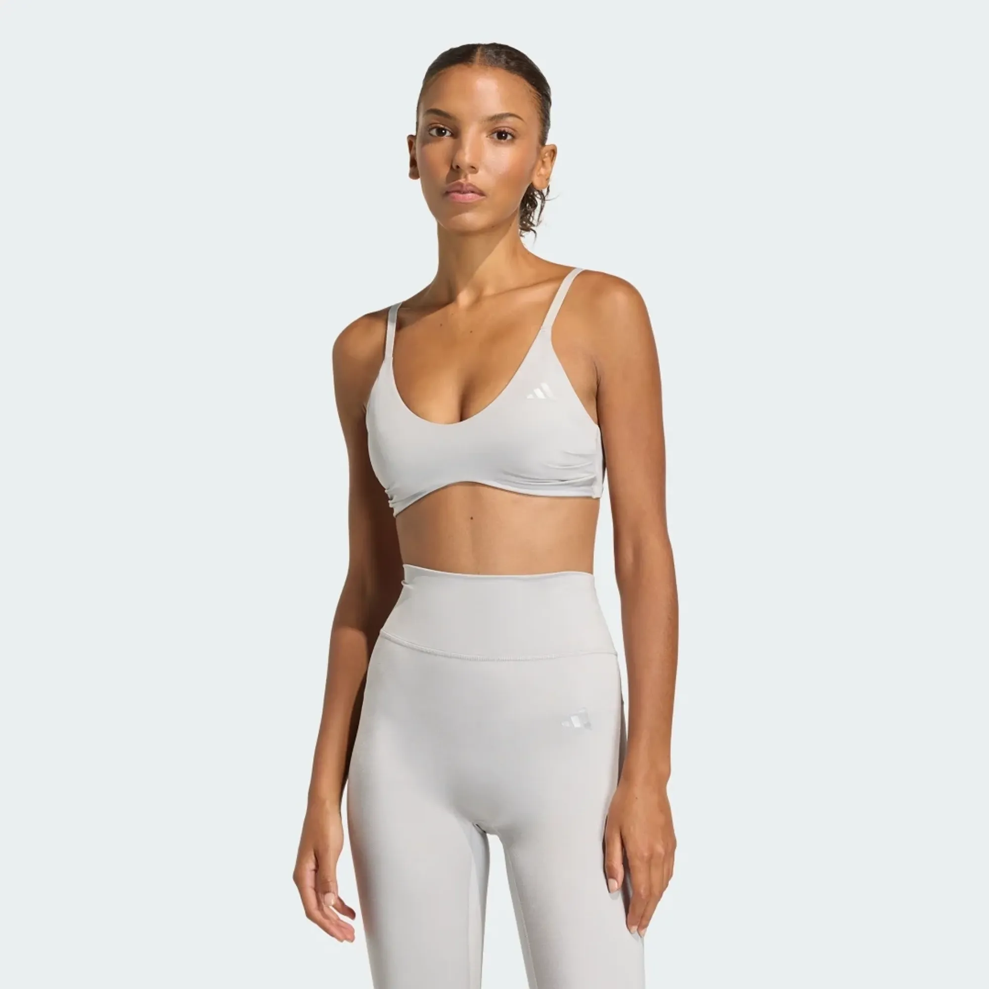 adidas Optime Essentials Workout Shine Light Support Bra