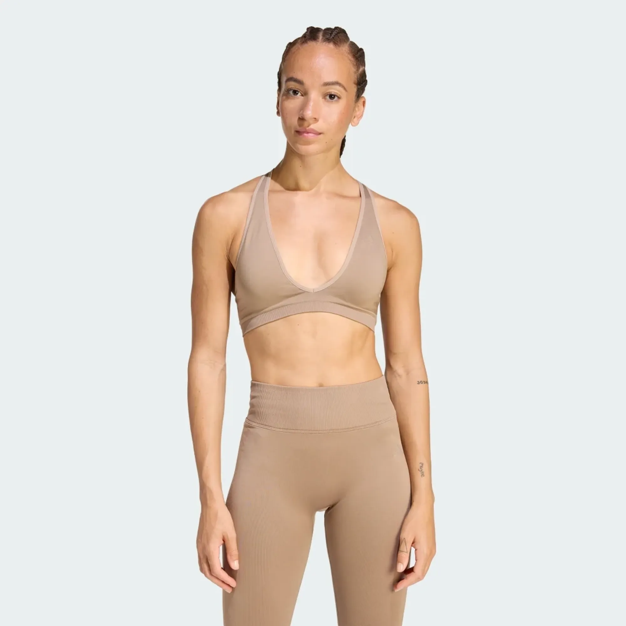 adidas Workout Essentials Knit Light Support Bra
