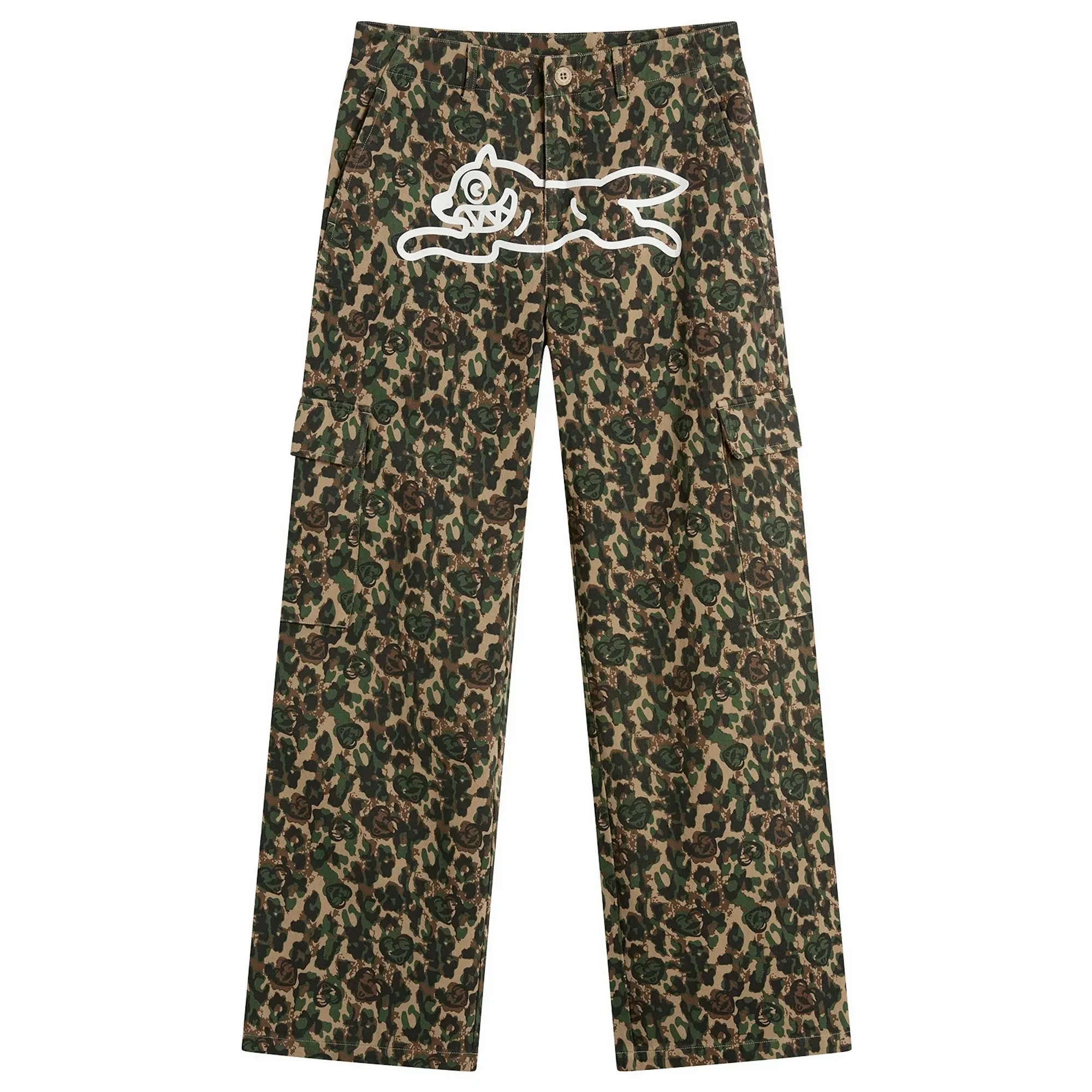 ICECREAM Women's Running Dog Cargo Pants Camo