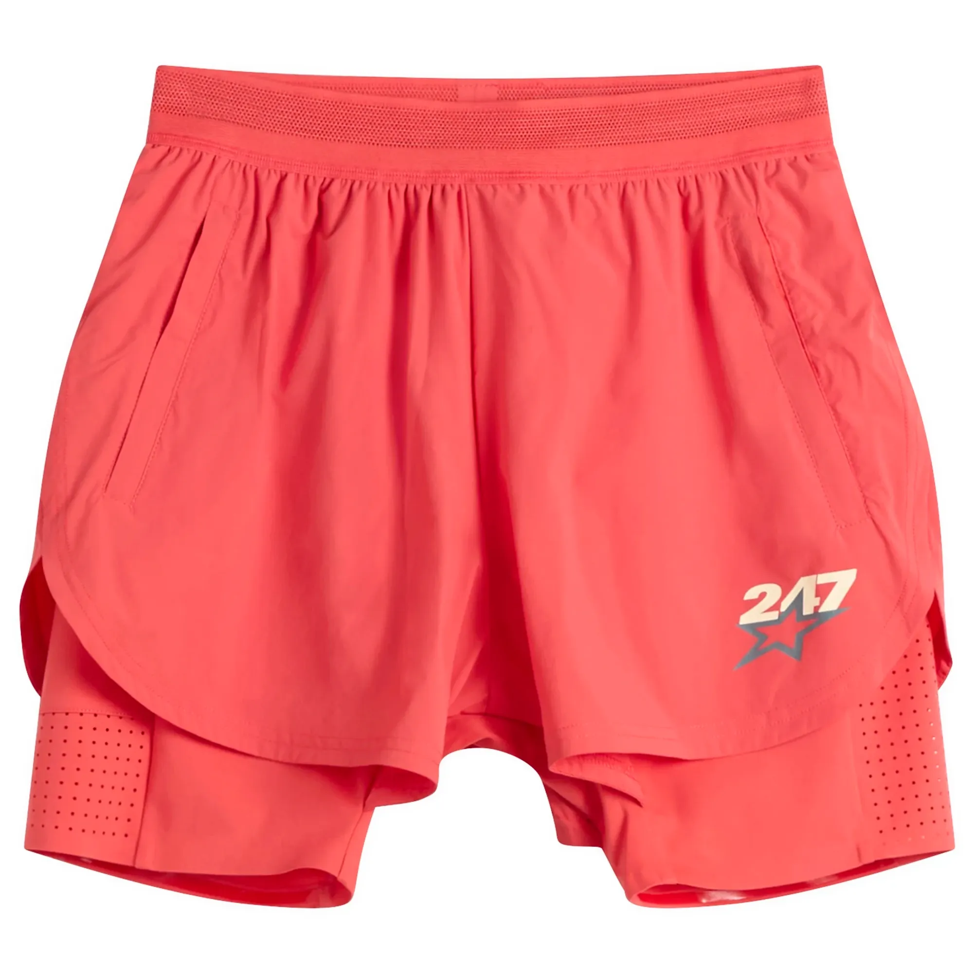 Represent 247 Men's Hybrid Short Racing Red