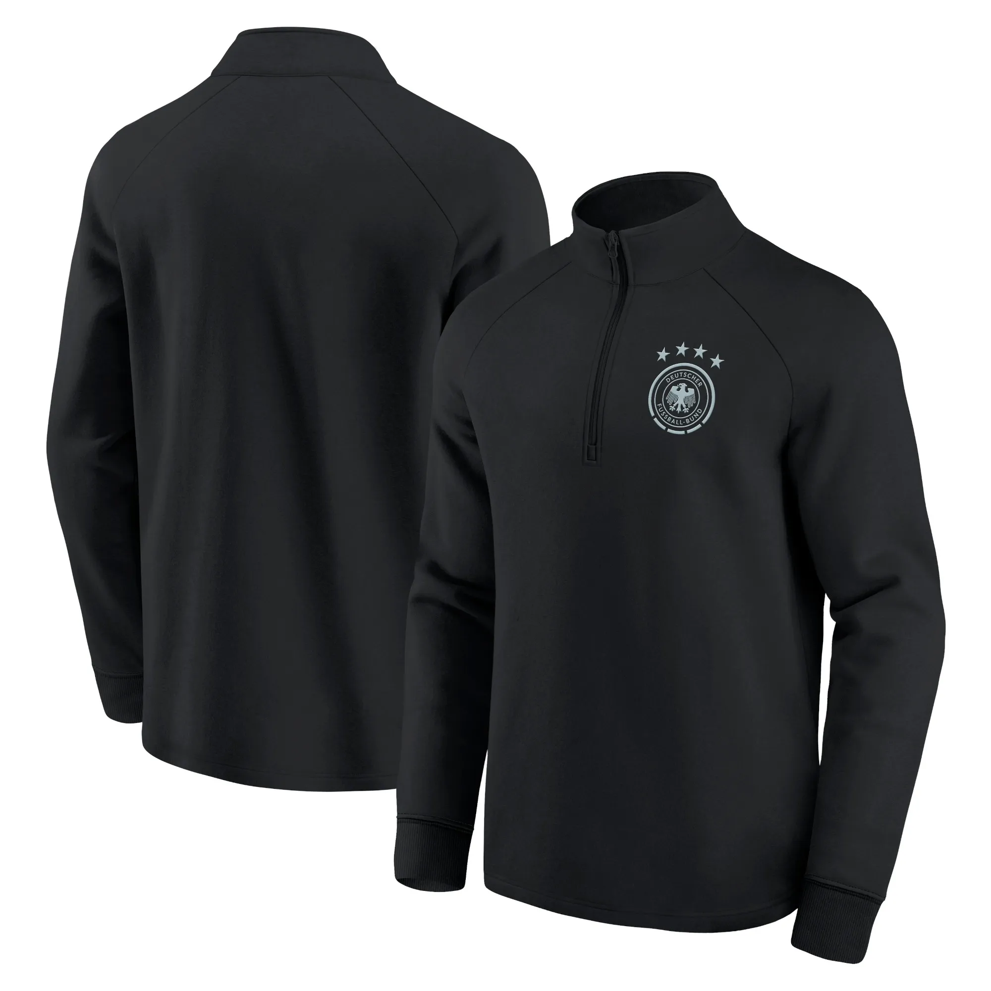 DFB Fundamentals Half Zip Top - Black - Mens