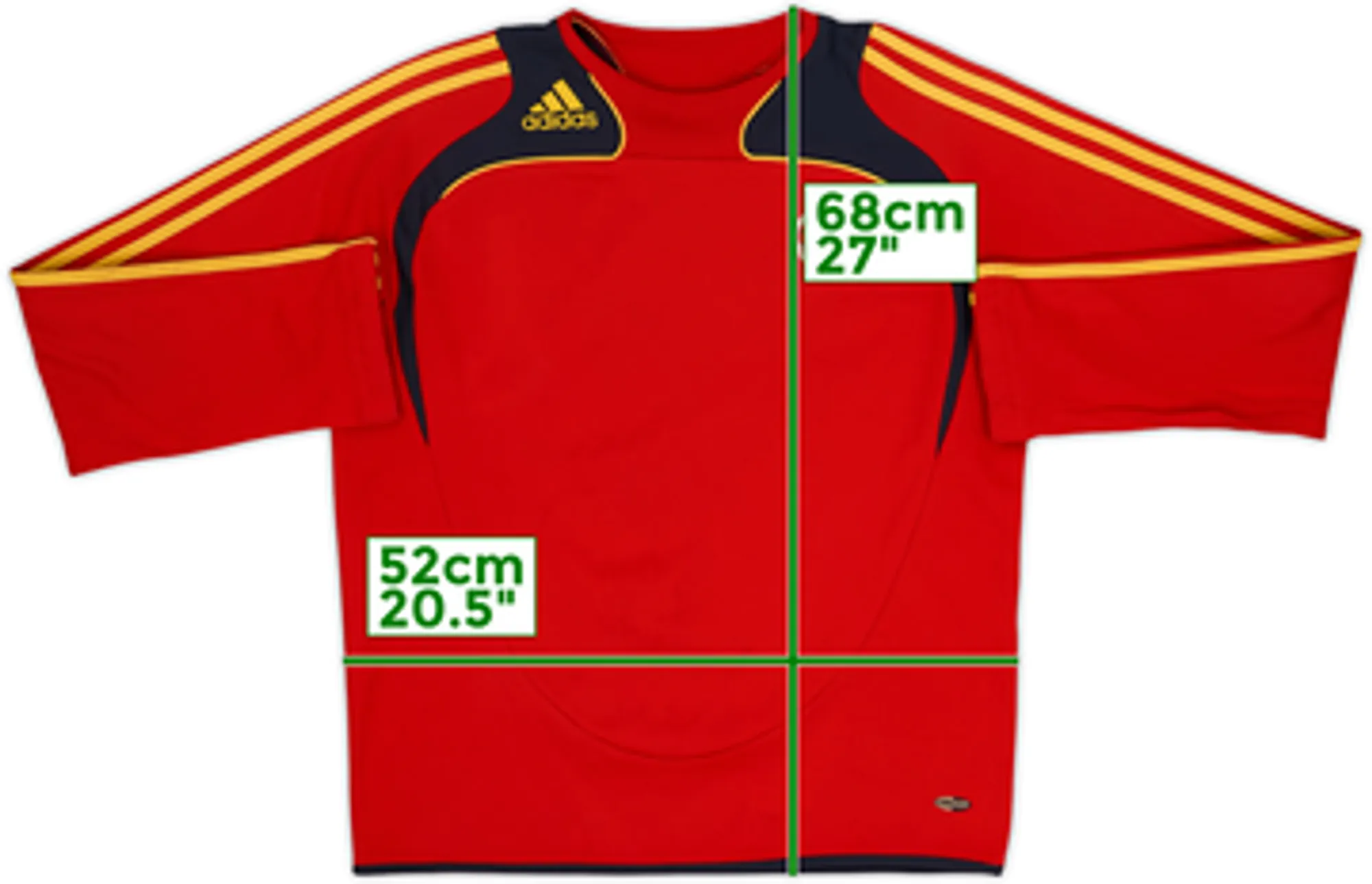 2007-08 Spain adidas Sweat Top - 6/10 - (L)