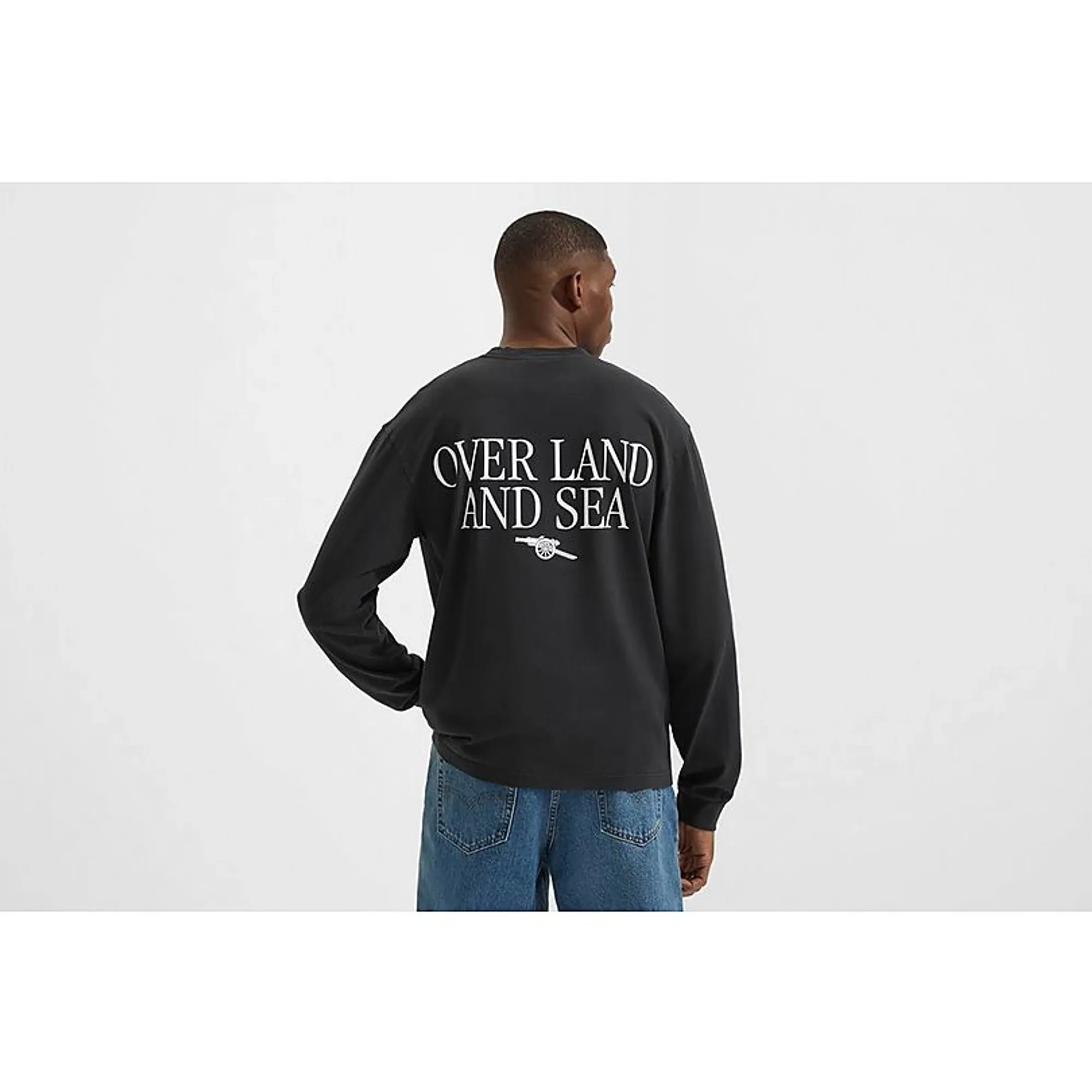 Arsenal Essentials Follow Long Sleeve T-Shirt, Black