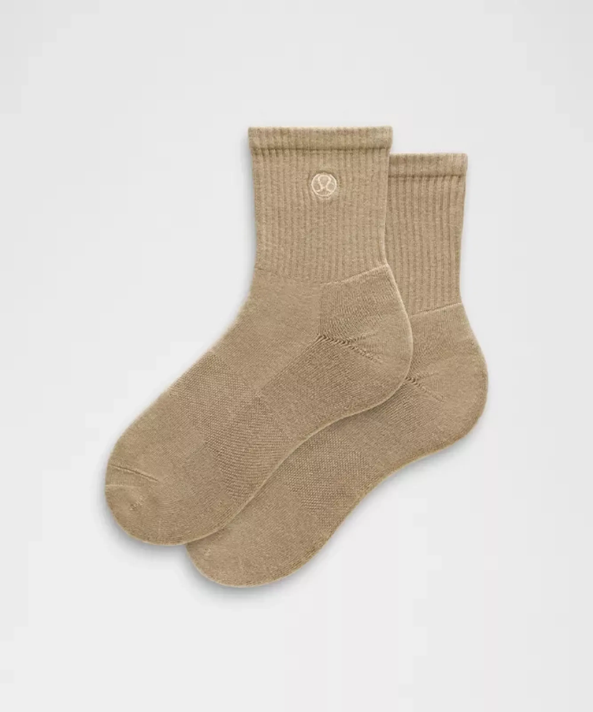 lululemon – Daily Essential Quarter Socks – Color Brown – Size Large