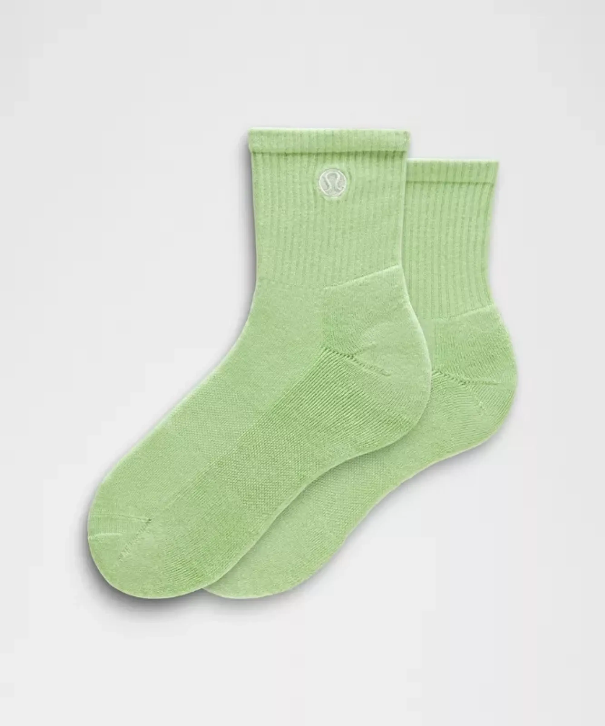 lululemon – Daily Essential Quarter Socks – Color Green – Size Large
