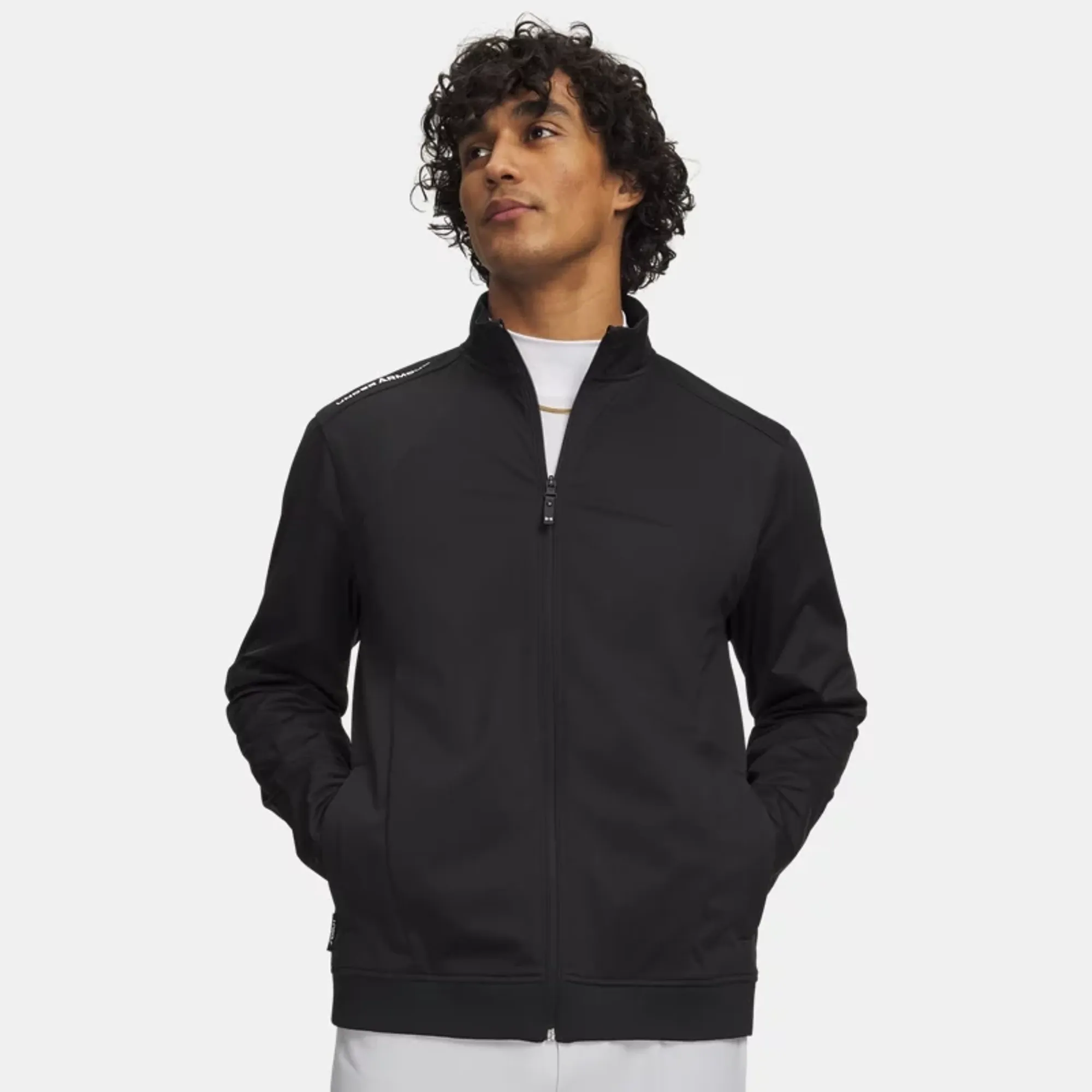 Under Armour  Drive Wind Men's Full Zip Black / Black / White XXL