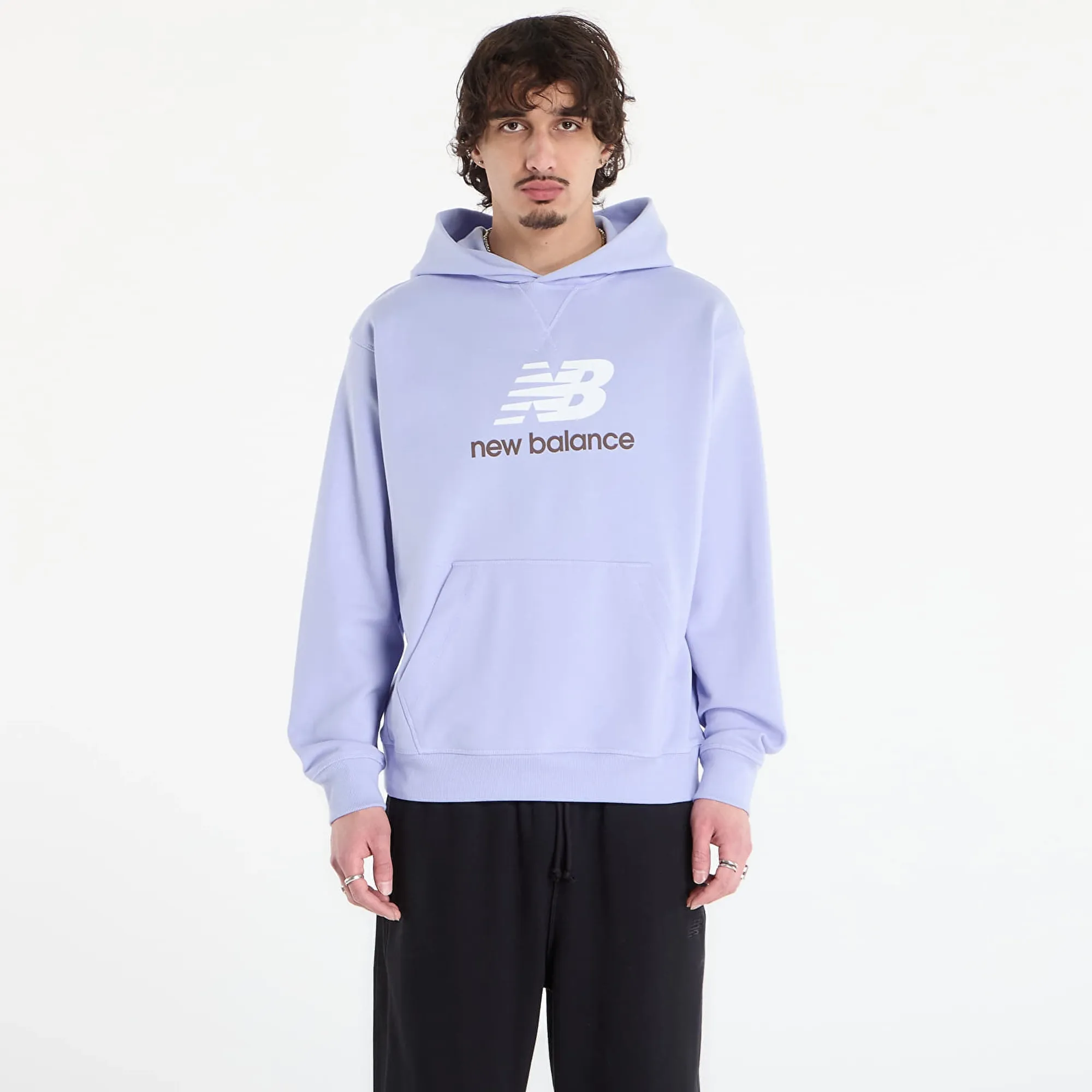 Sweatshirt New Balance Athletics French Terry Logo Hoodie Daybreak M
