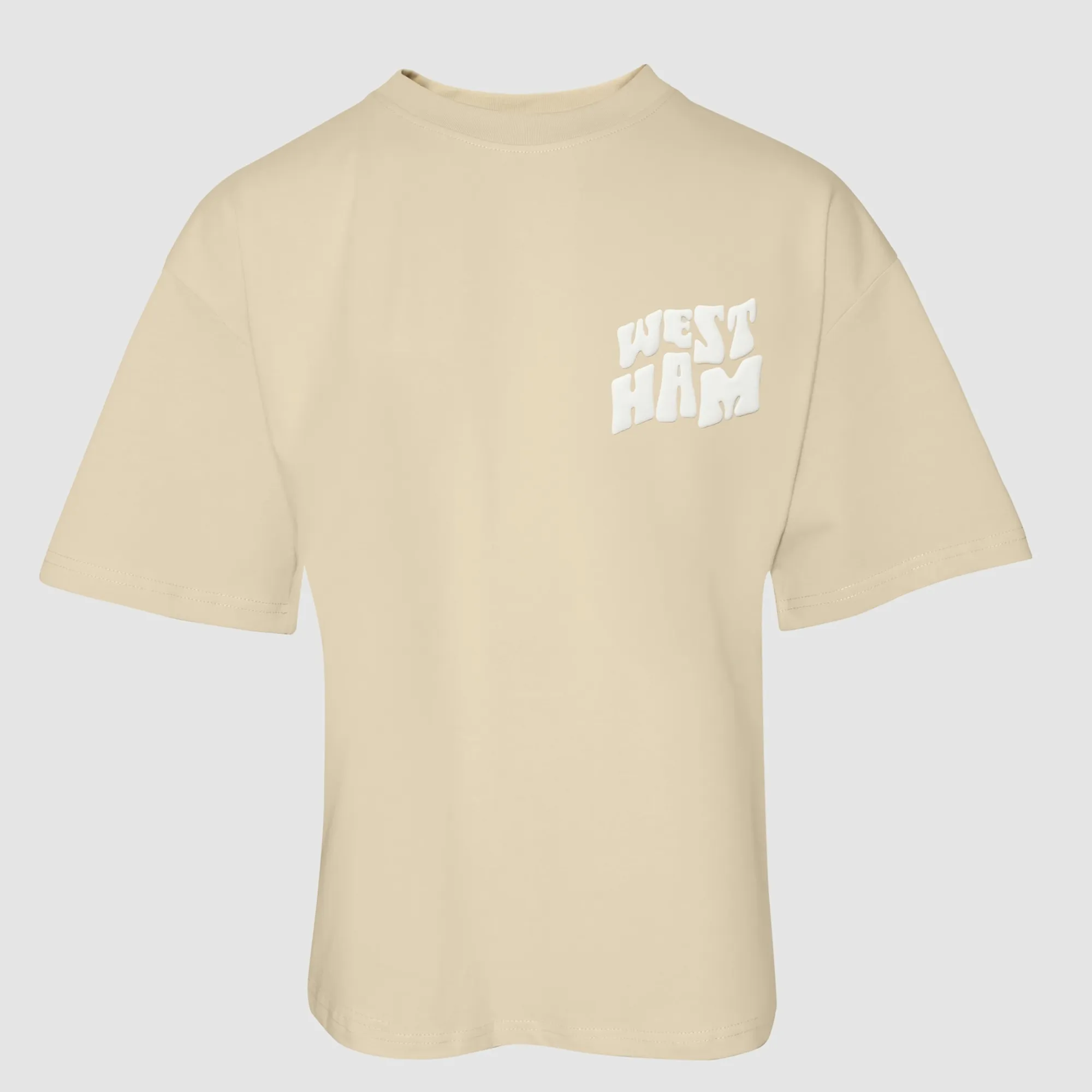 West Ham Womens Stone Applique Oversized T-Shirt