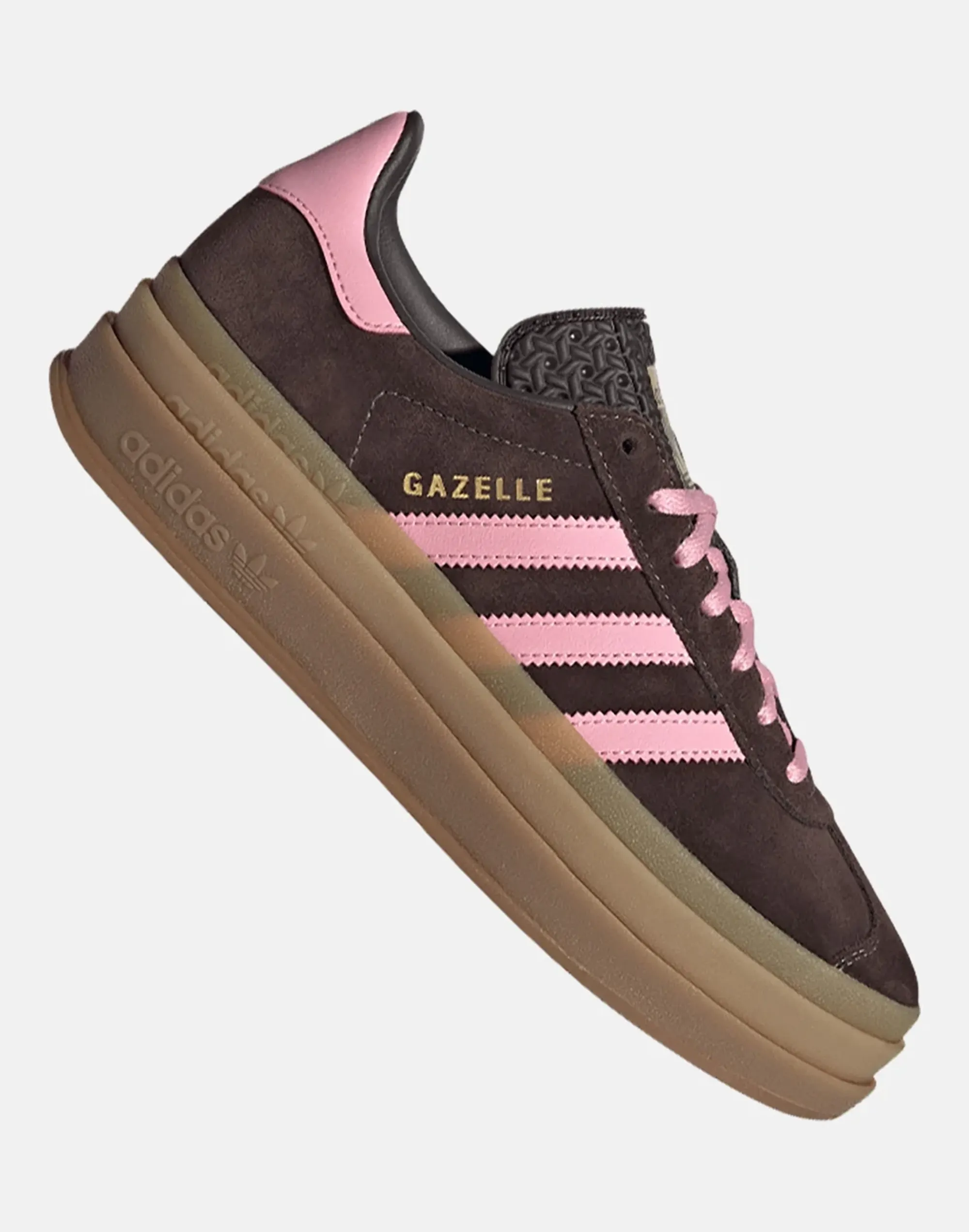 Women's Adidas Originals Gazelle Bold Trainers in Brown 