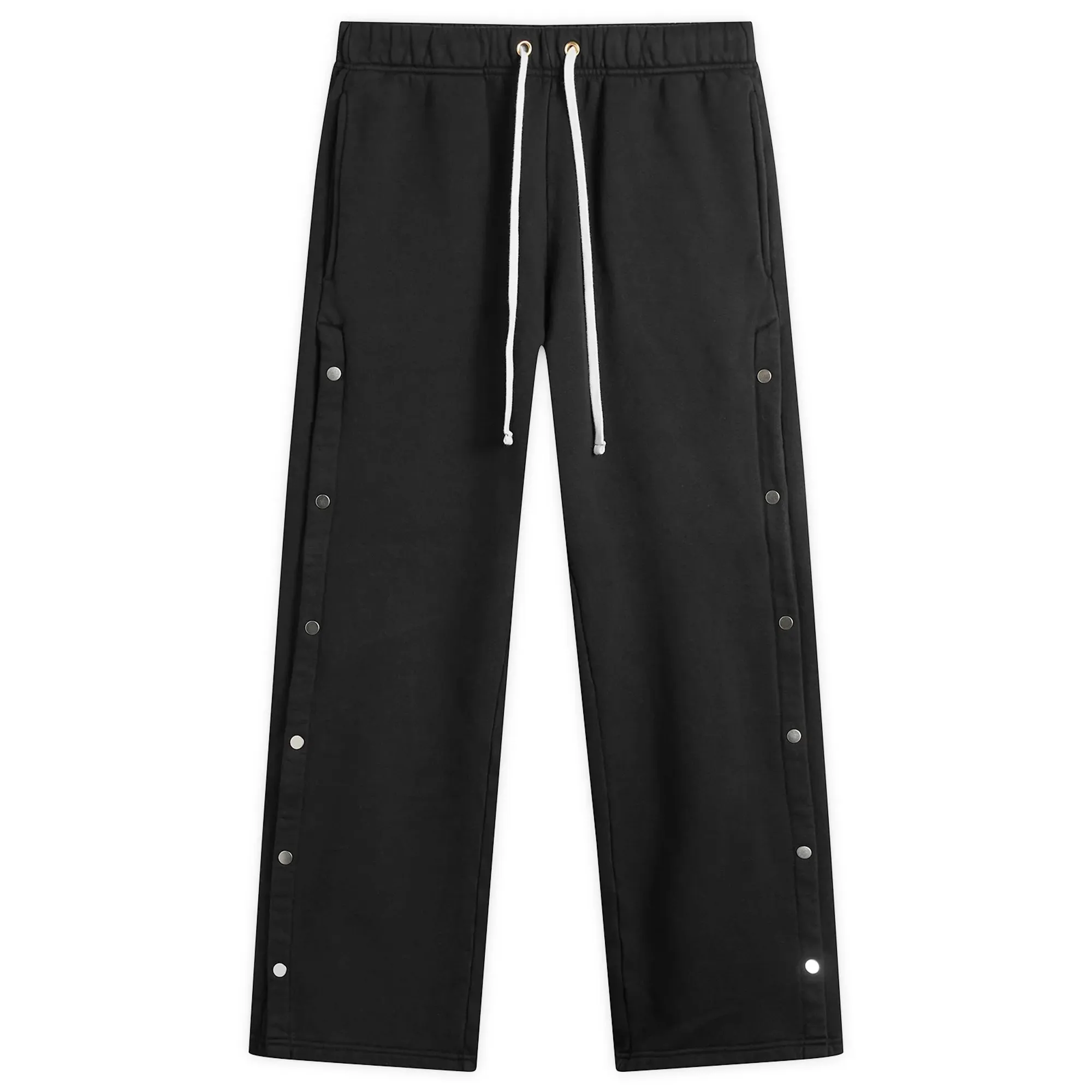 Les Tien Men's Heavyweight Classic Snap Pant Black