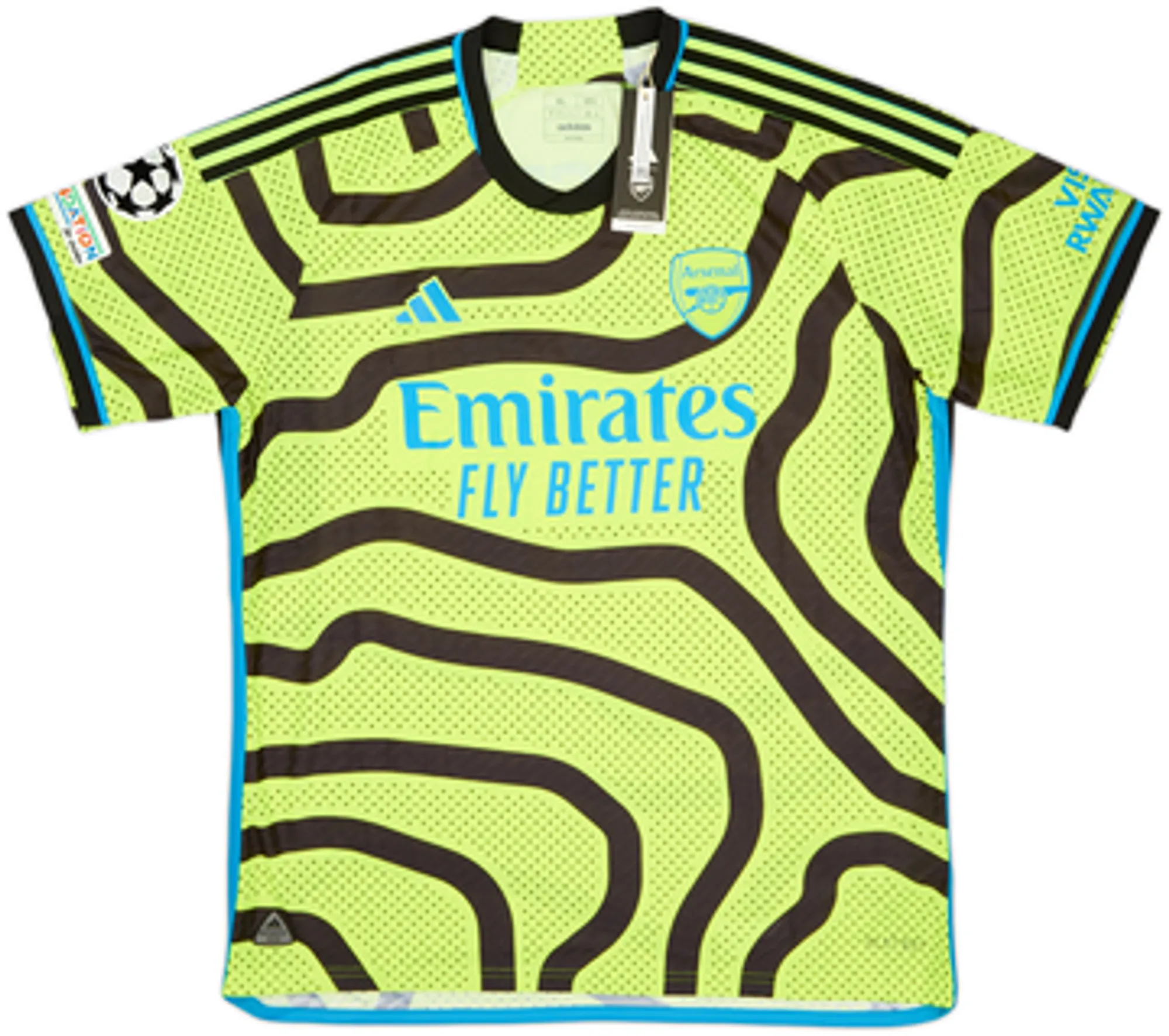 2023-24 Arsenal Authentic Away Shirt Rice #41 (M)
