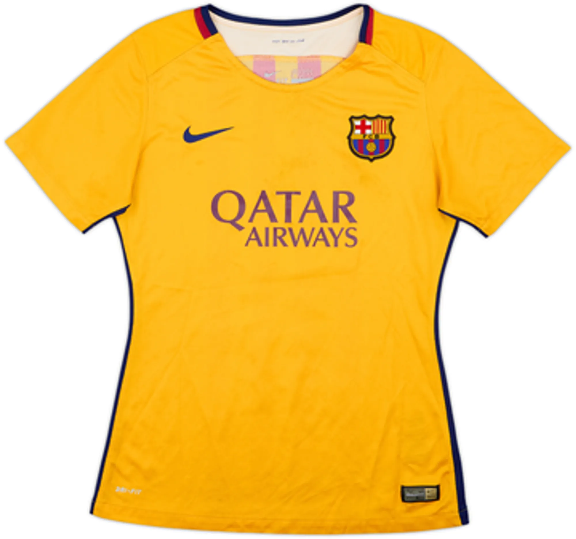2015-16 Barcelona Player Issue Away Shirt #6 - 5/10 - (Women's M)
