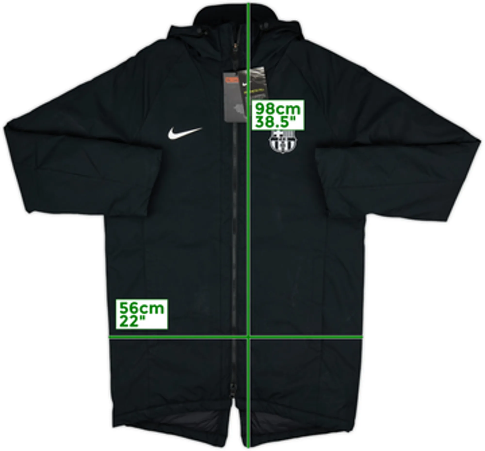 2019-20 Barcelona Nike Padded Bench Coat (M)