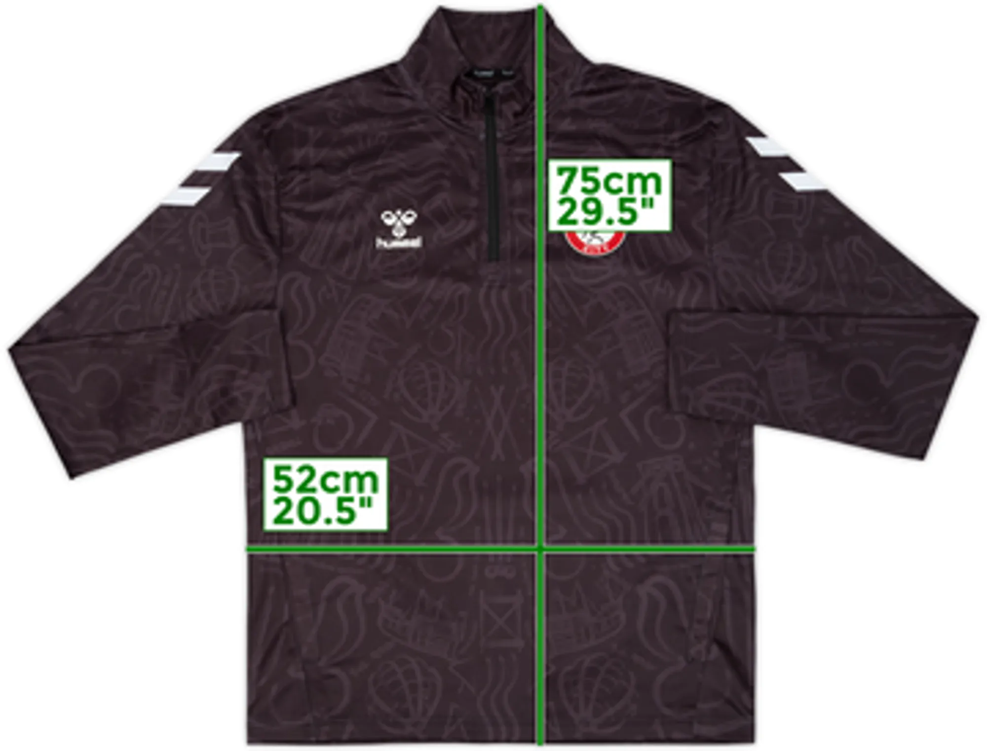 2021-22 Bristol City Hummel 1/4 Zip Drill Top - 10/10 - (M)