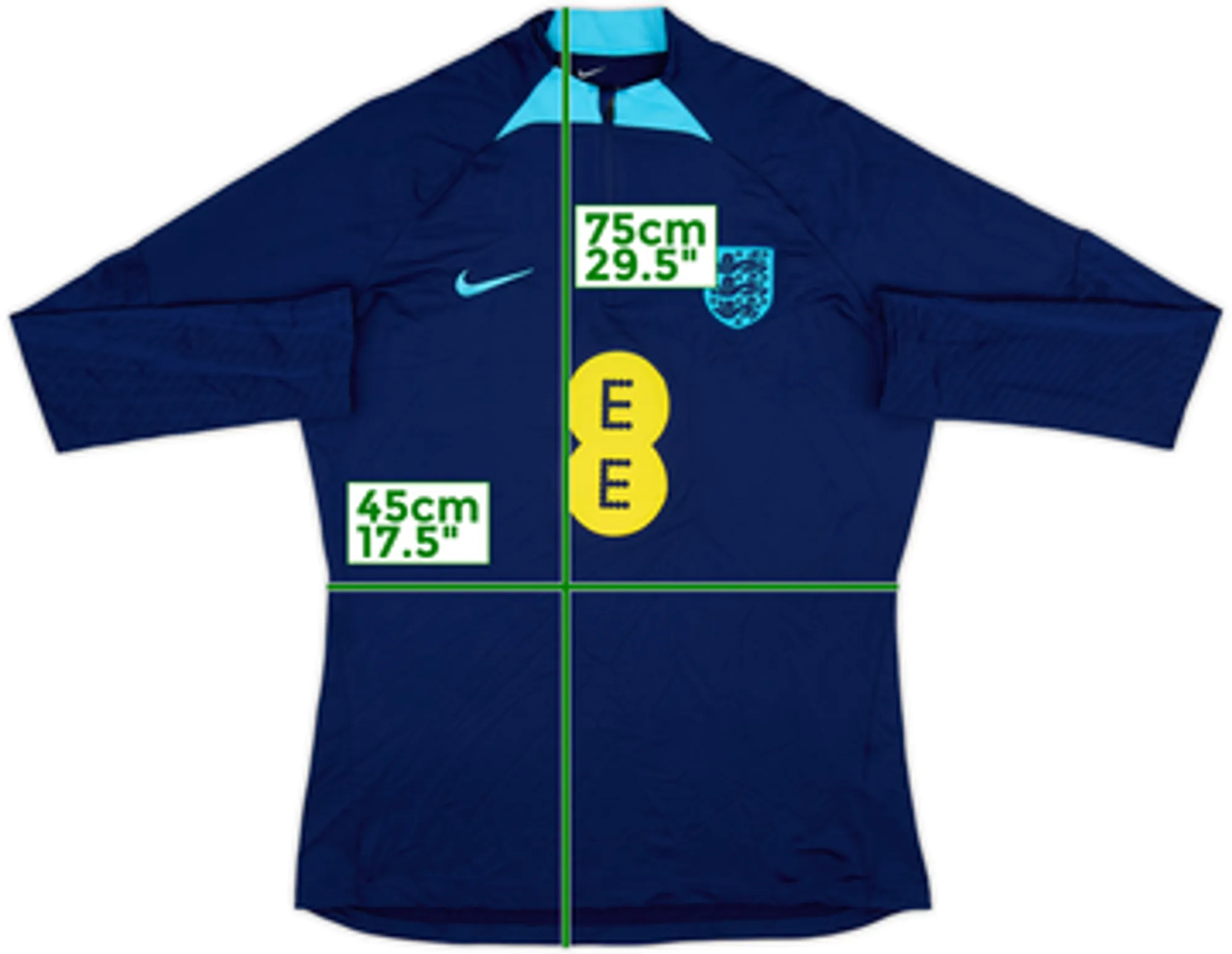 2022-23 England Nike 1/4 Zip Drill Top - 10/10 - (Women's L)