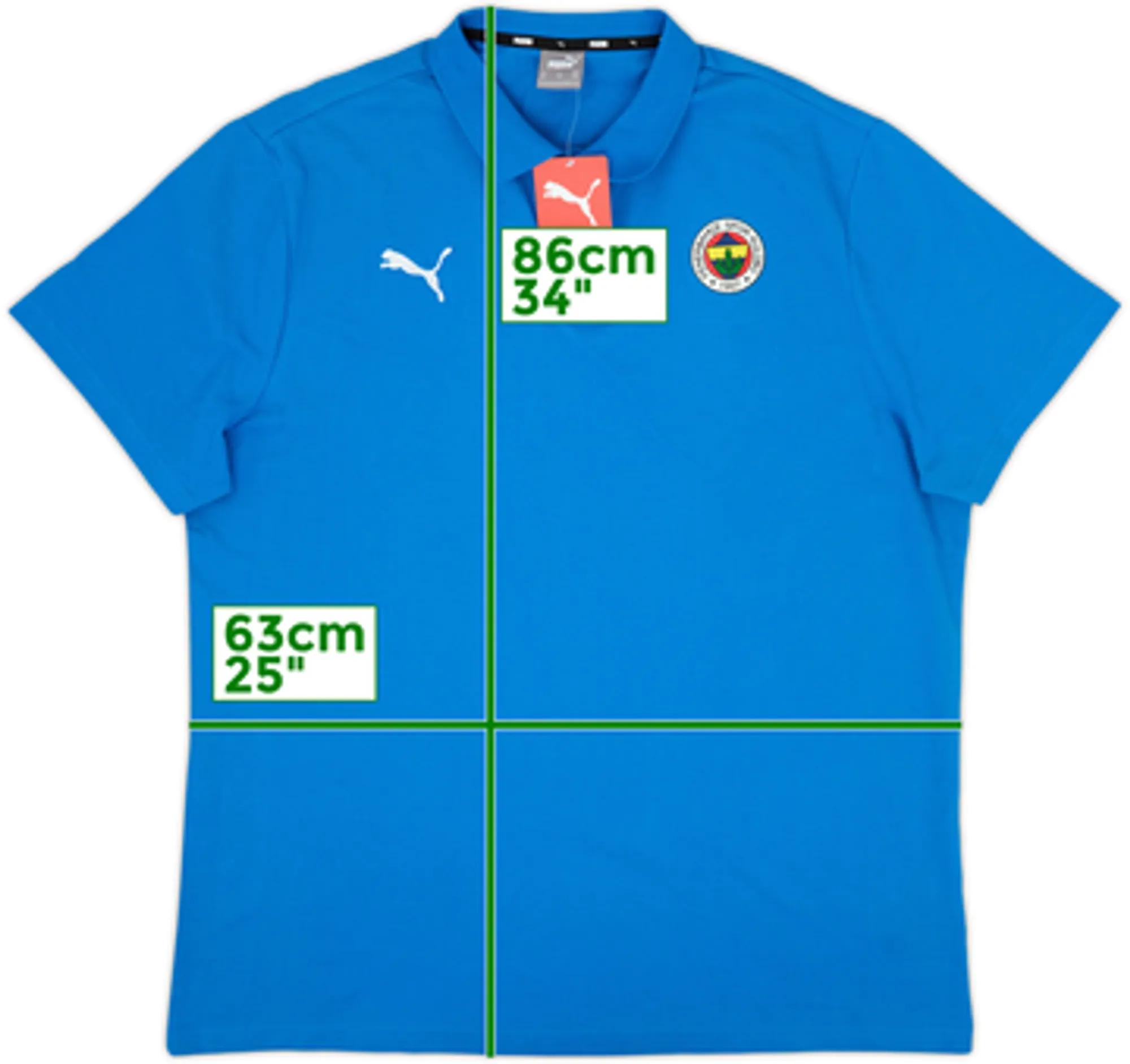 2021-22 Fenerbahce Puma Polo Shirt (3XL)